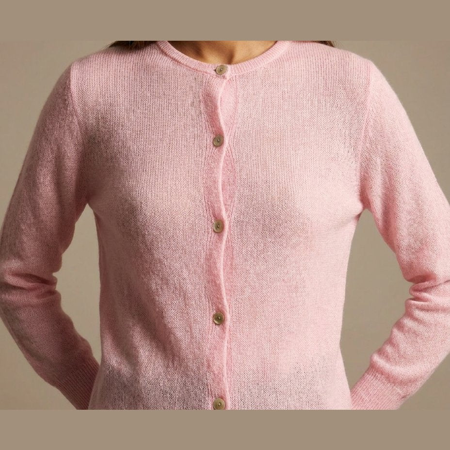 MOONDUST Moondust Vivi Lana Cardigan | Knit Cardigan KNITWEAR 303 ROSE