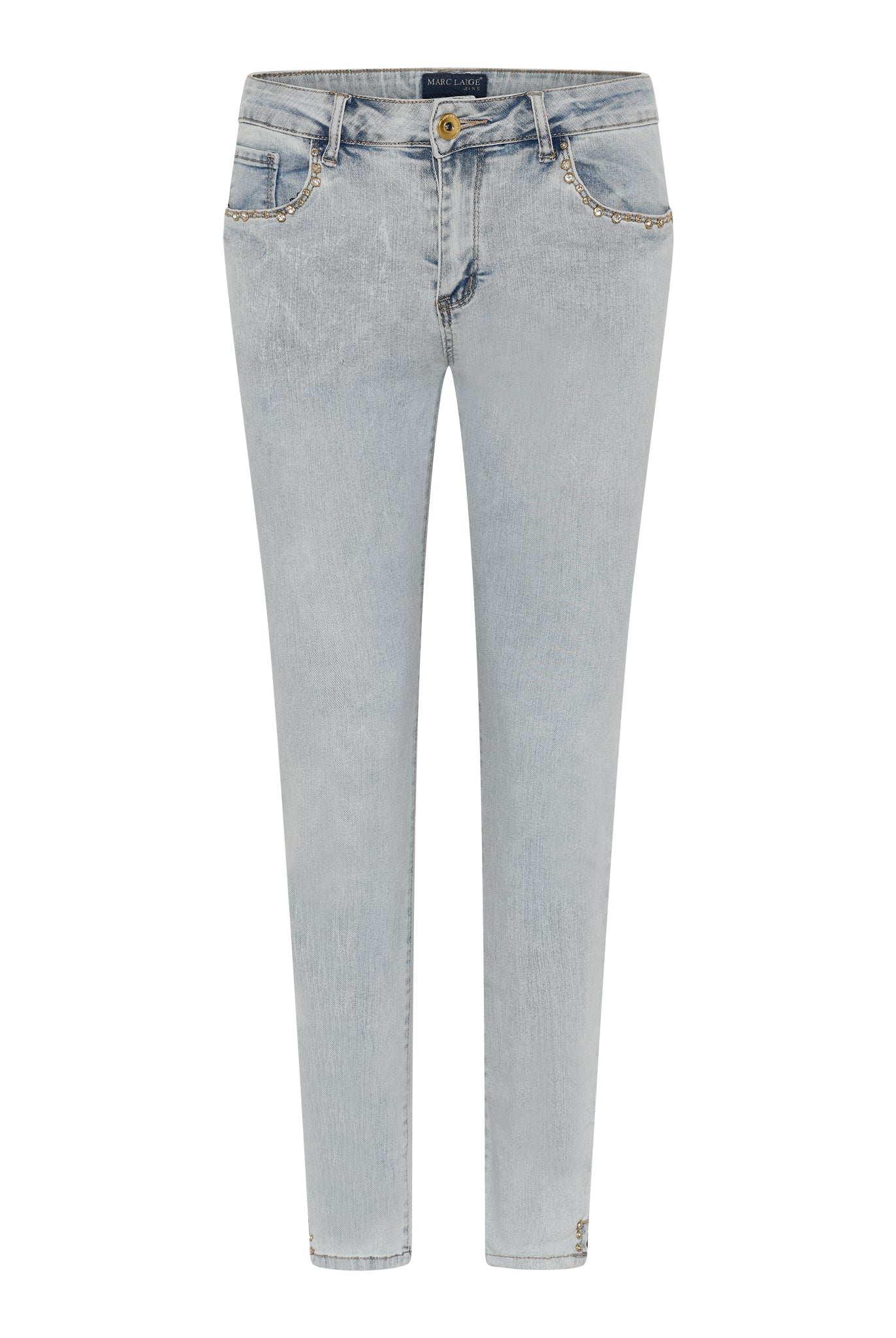 MARC LAUGE NEW DIAMOND JEANS DENIM/TWILL 899699 LIGHT BLUE USED