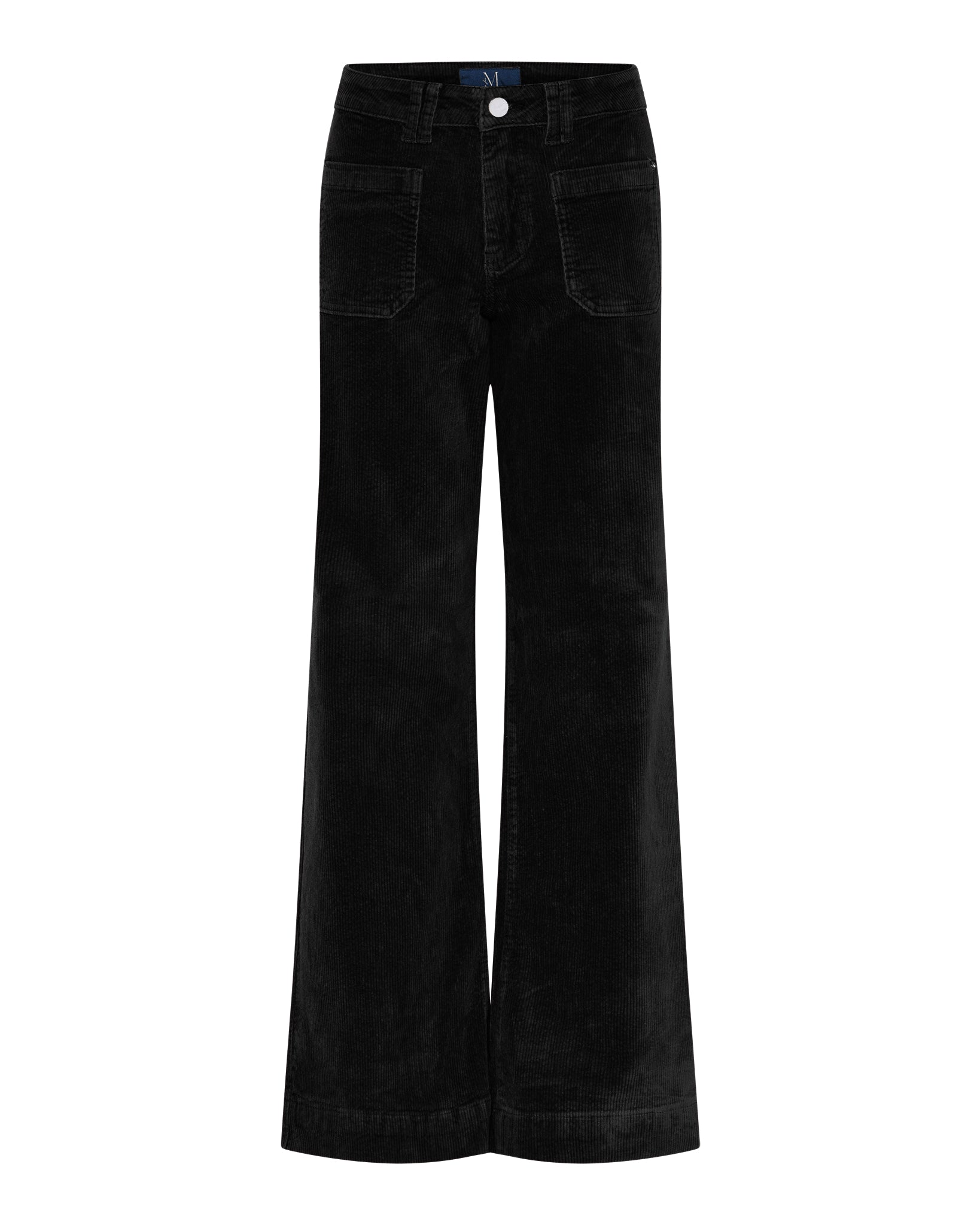 M JEANS New Tutti Wide 11W Corduroy Jeans CORD/FLØJL 80 BLACK