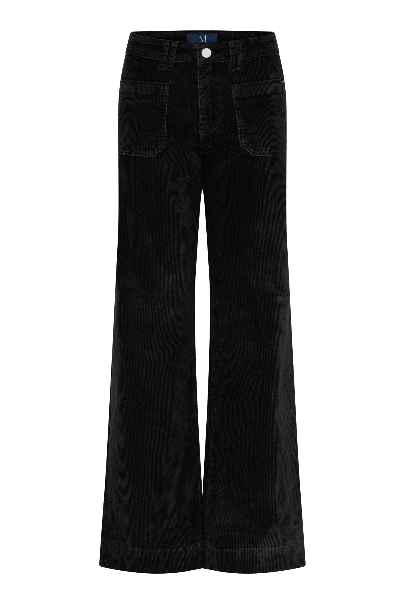M JEANS New Tutti Wide 11W Corduroy Jeans CORD/FLØJL 80 BLACK