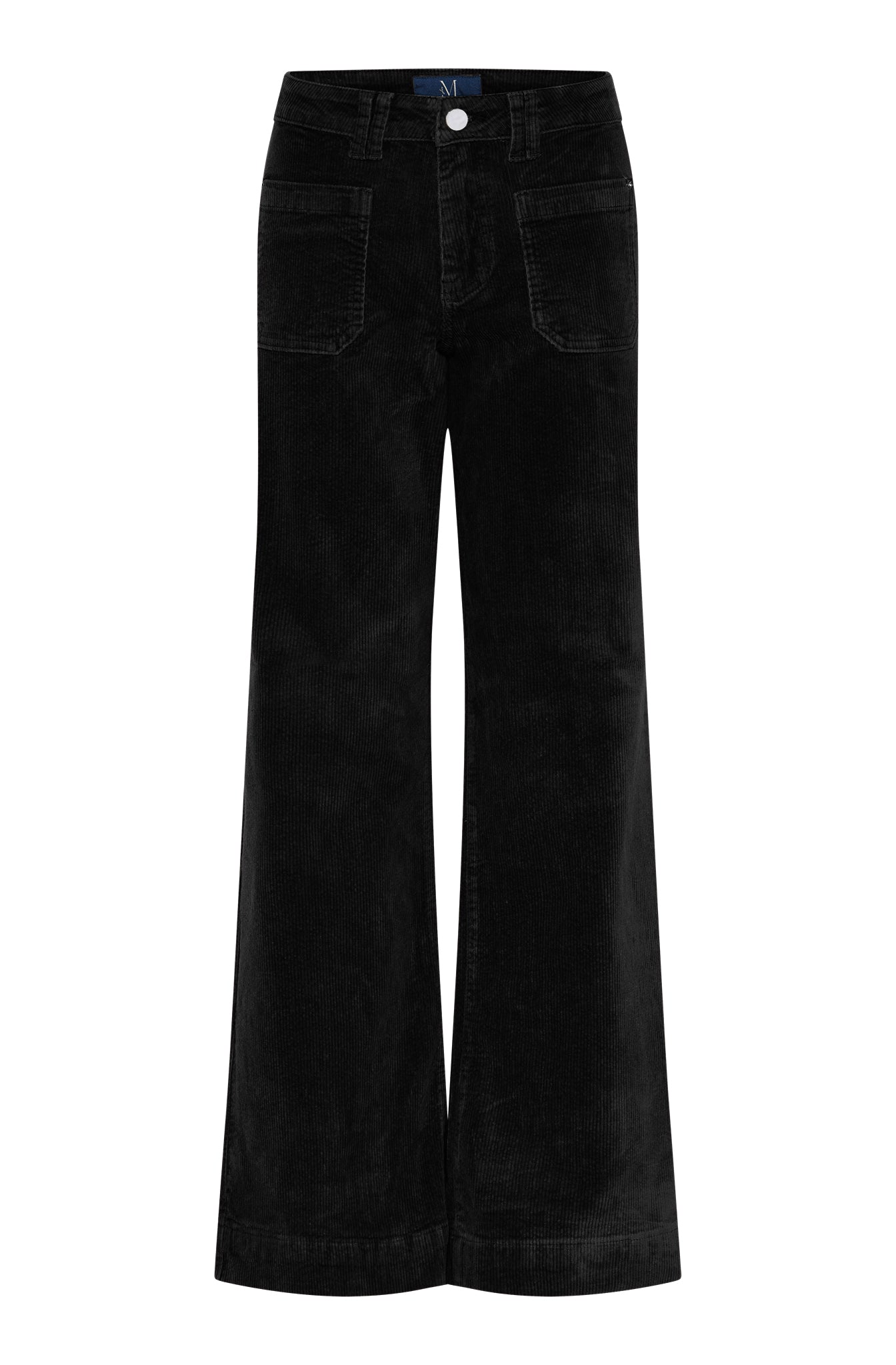 M JEANS New Tutti Wide 11W Corduroy Jeans CORD/FLØJL 80 BLACK