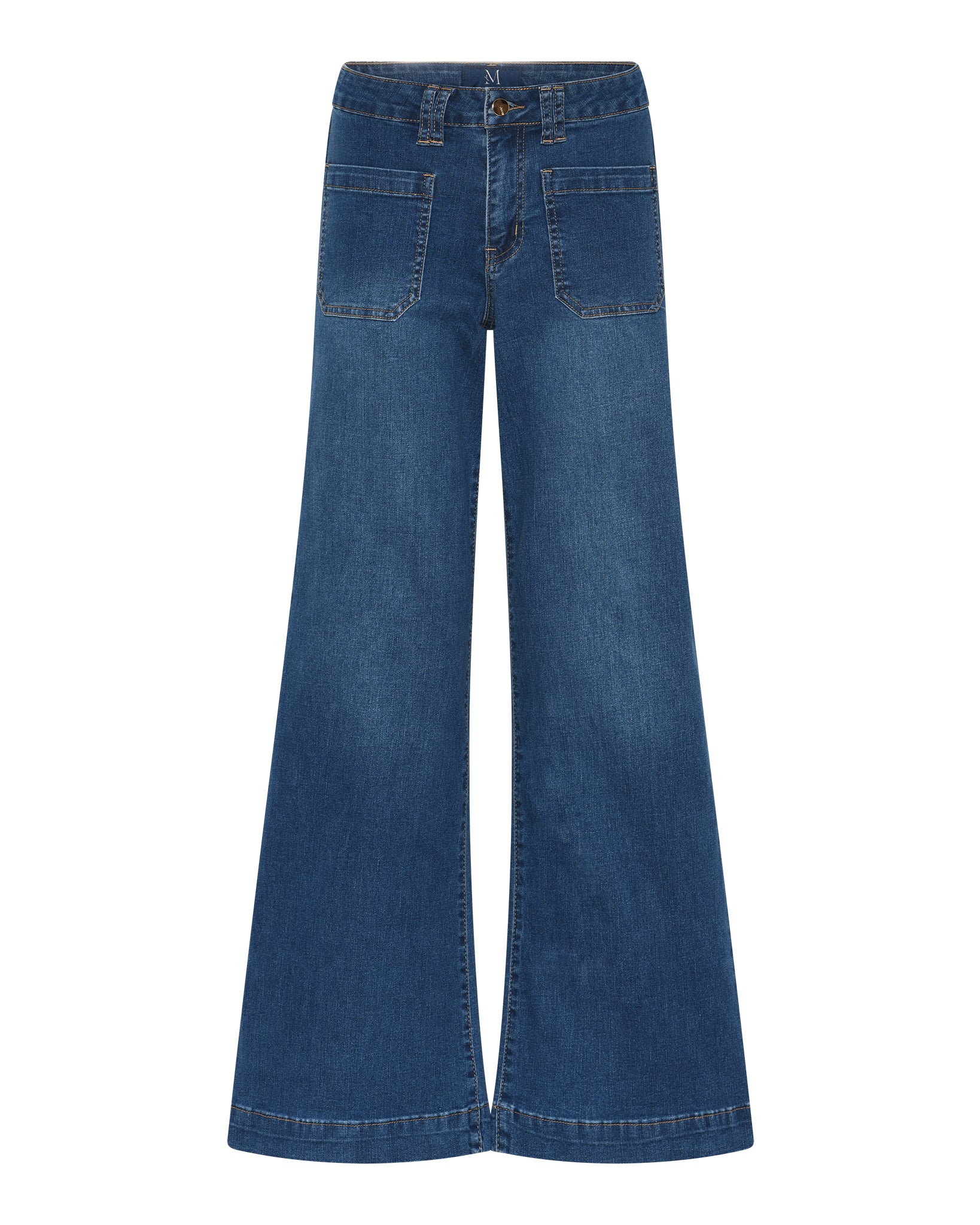 M JEANS New Tutti Wide Denim Jeans DENIM/TWILL 9396 DENIM USED
