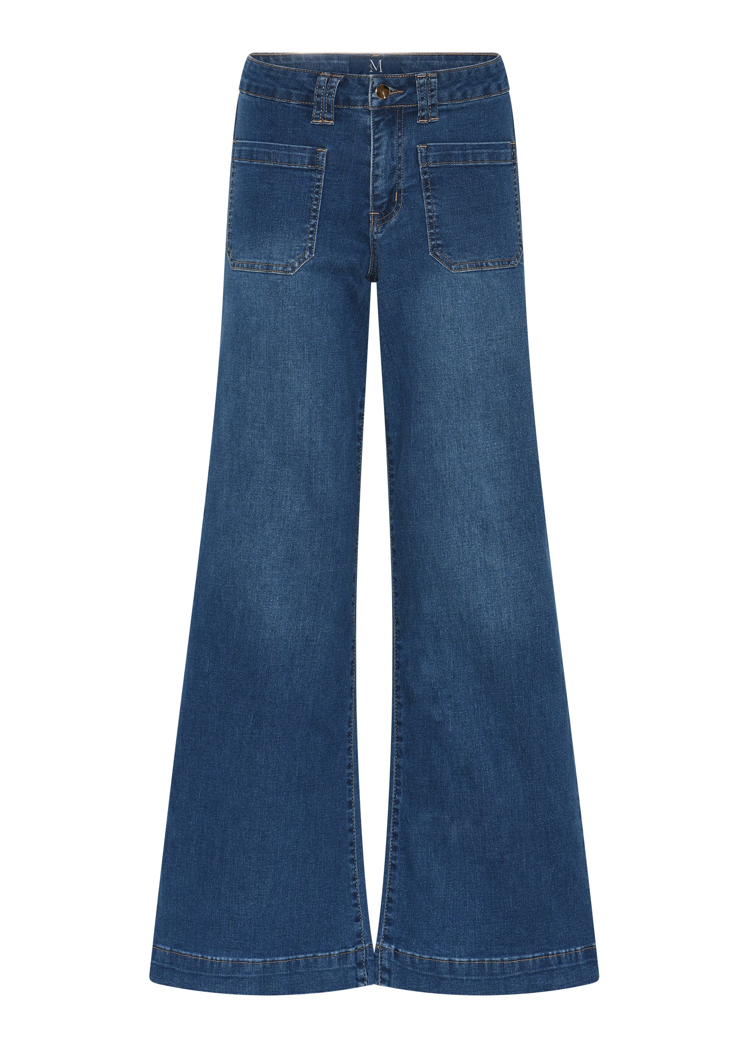 M JEANS New Tutti Wide Denim Jeans DENIM/TWILL 9396 DENIM USED