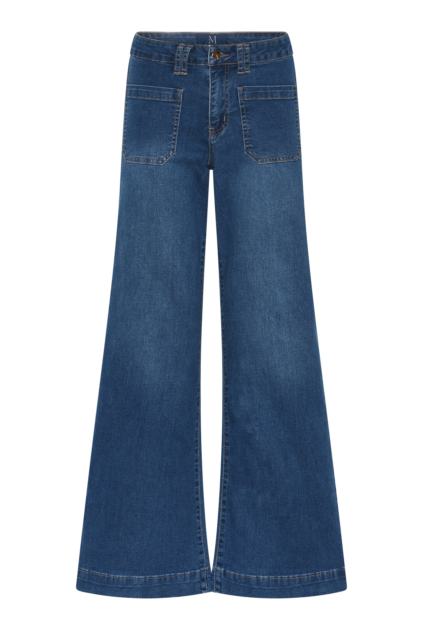 M JEANS New Tutti Wide Denim Jeans DENIM/TWILL 9396 DENIM USED