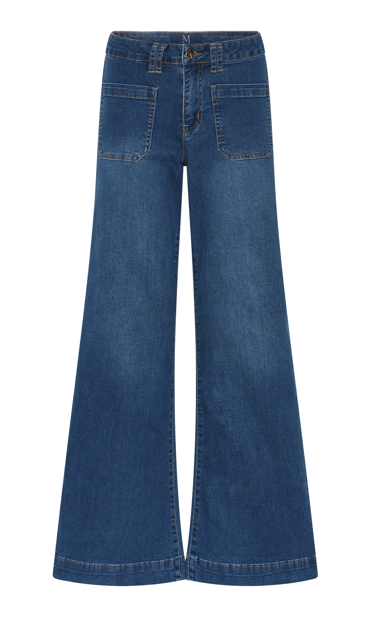 M JEANS New Tutti Wide Denim Jeans DENIM/TWILL 9396 DENIM USED