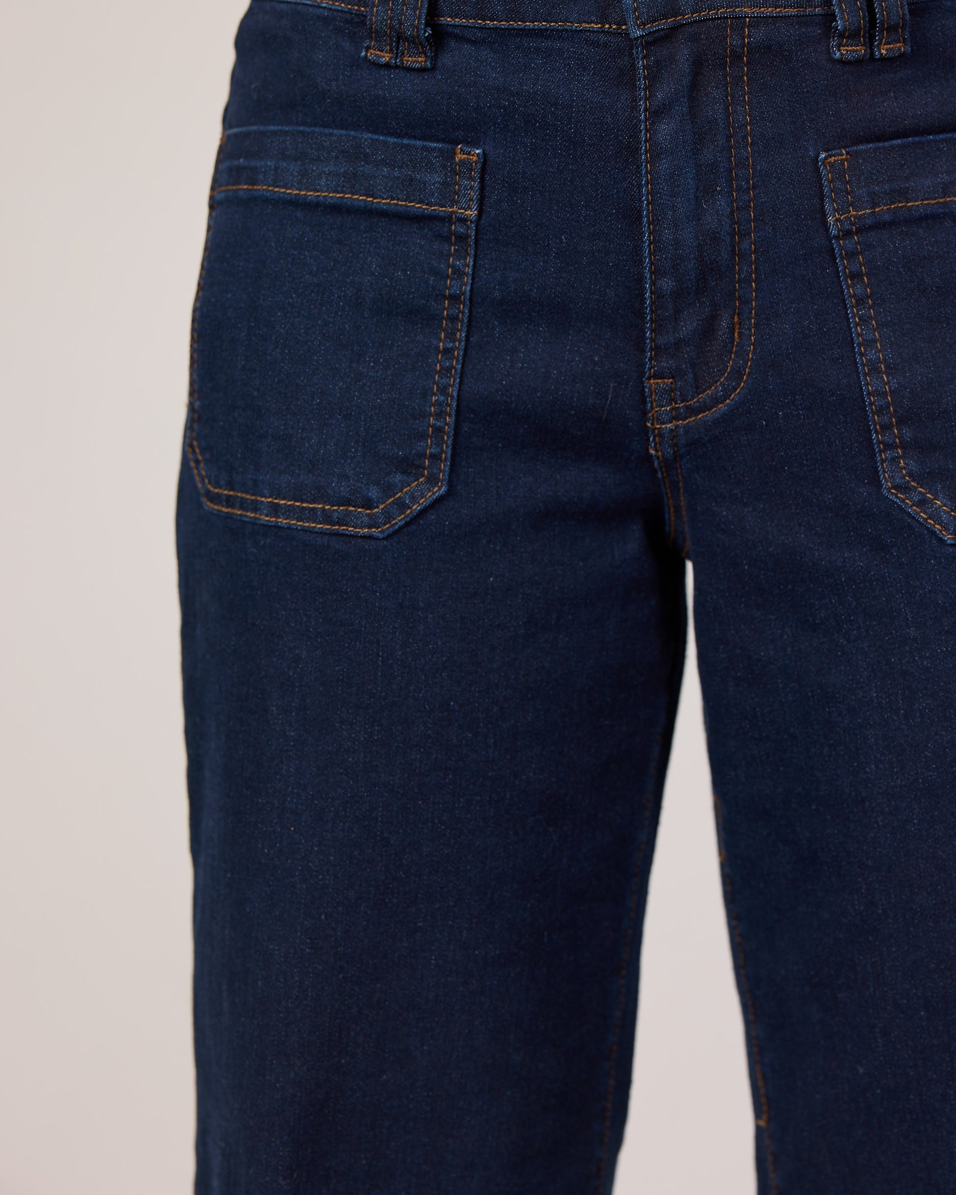 M JEANS New Tutti Wide Denim Jeans DENIM/TWILL 98 DARK BLUE