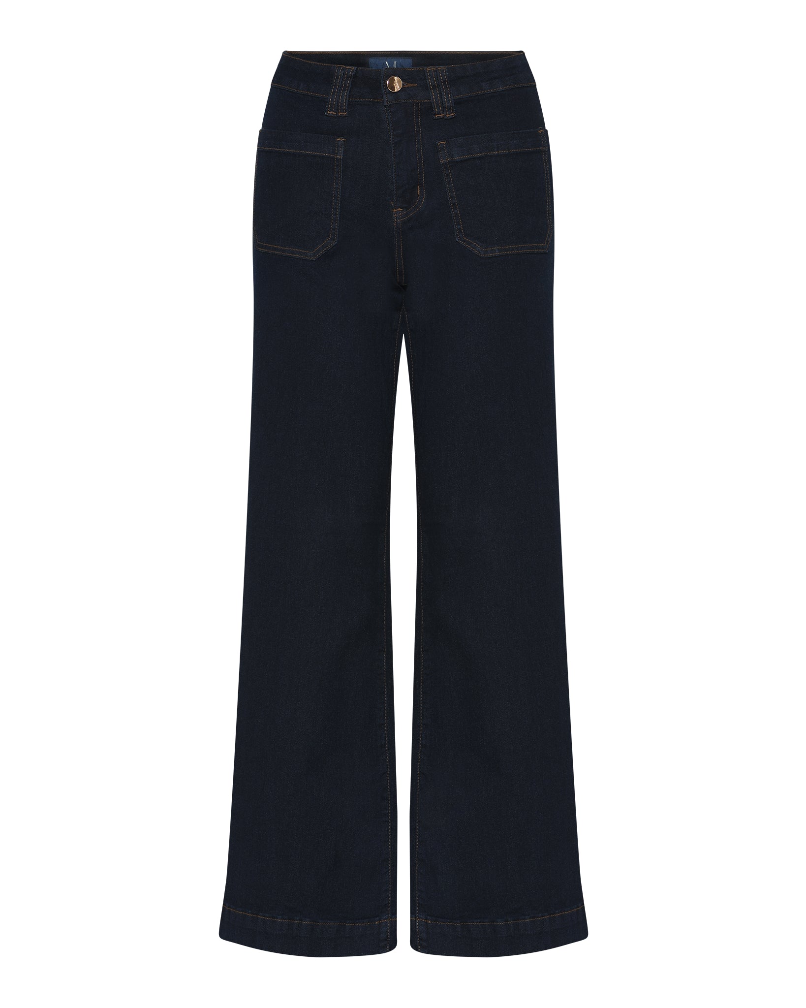 M JEANS New Tutti Wide Denim Jeans DENIM/TWILL 98 DARK BLUE