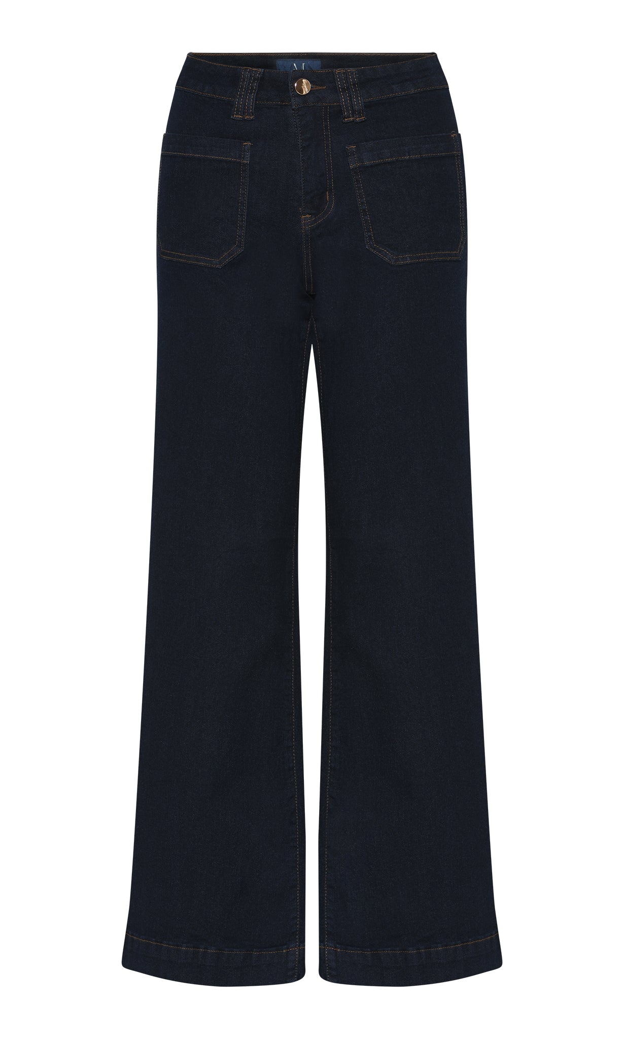 M JEANS New Tutti Wide Denim Jeans DENIM/TWILL 98 DARK BLUE
