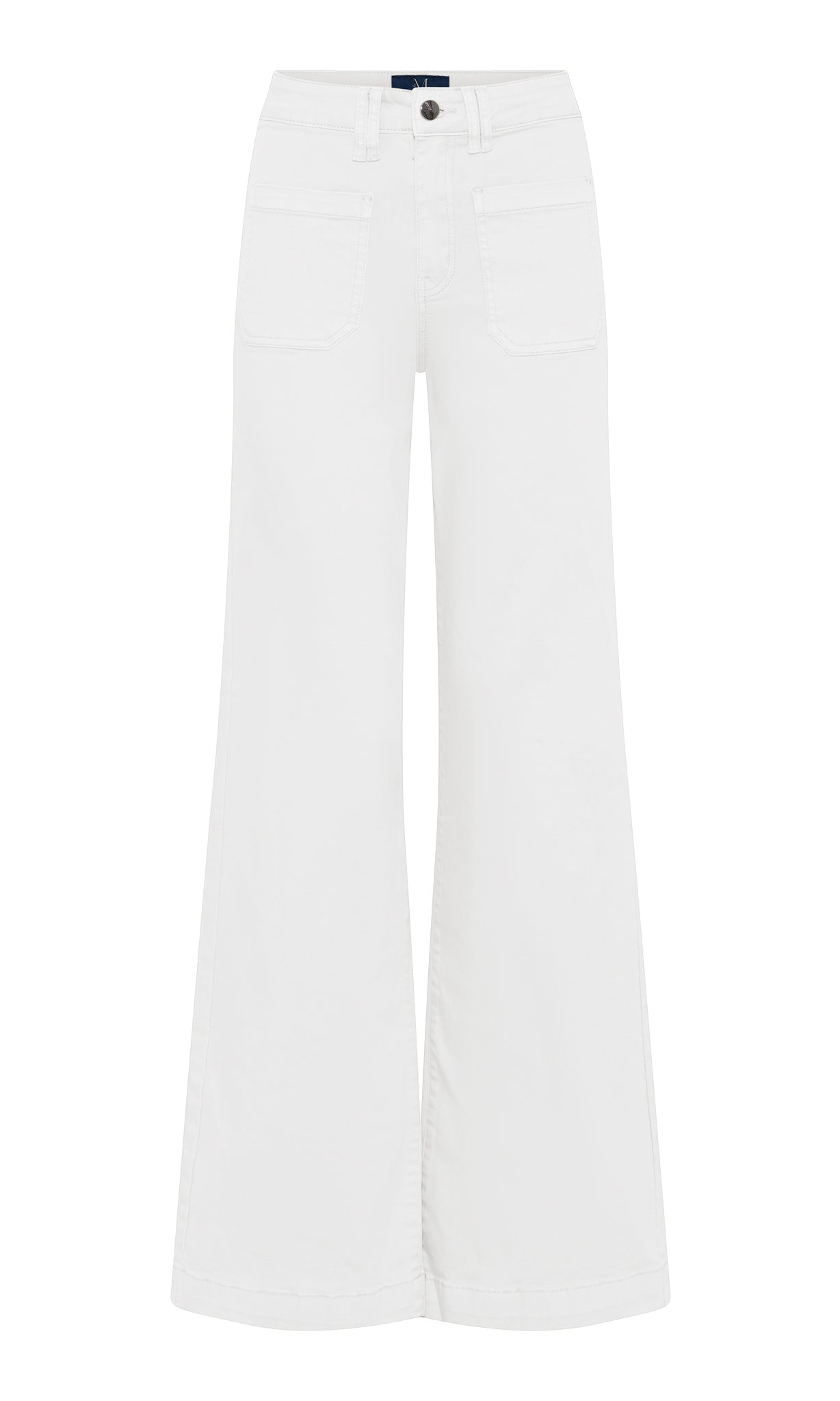 M JEANS New Tutti Wide Twill Jeans DENIM/TWILL 10 WHITE