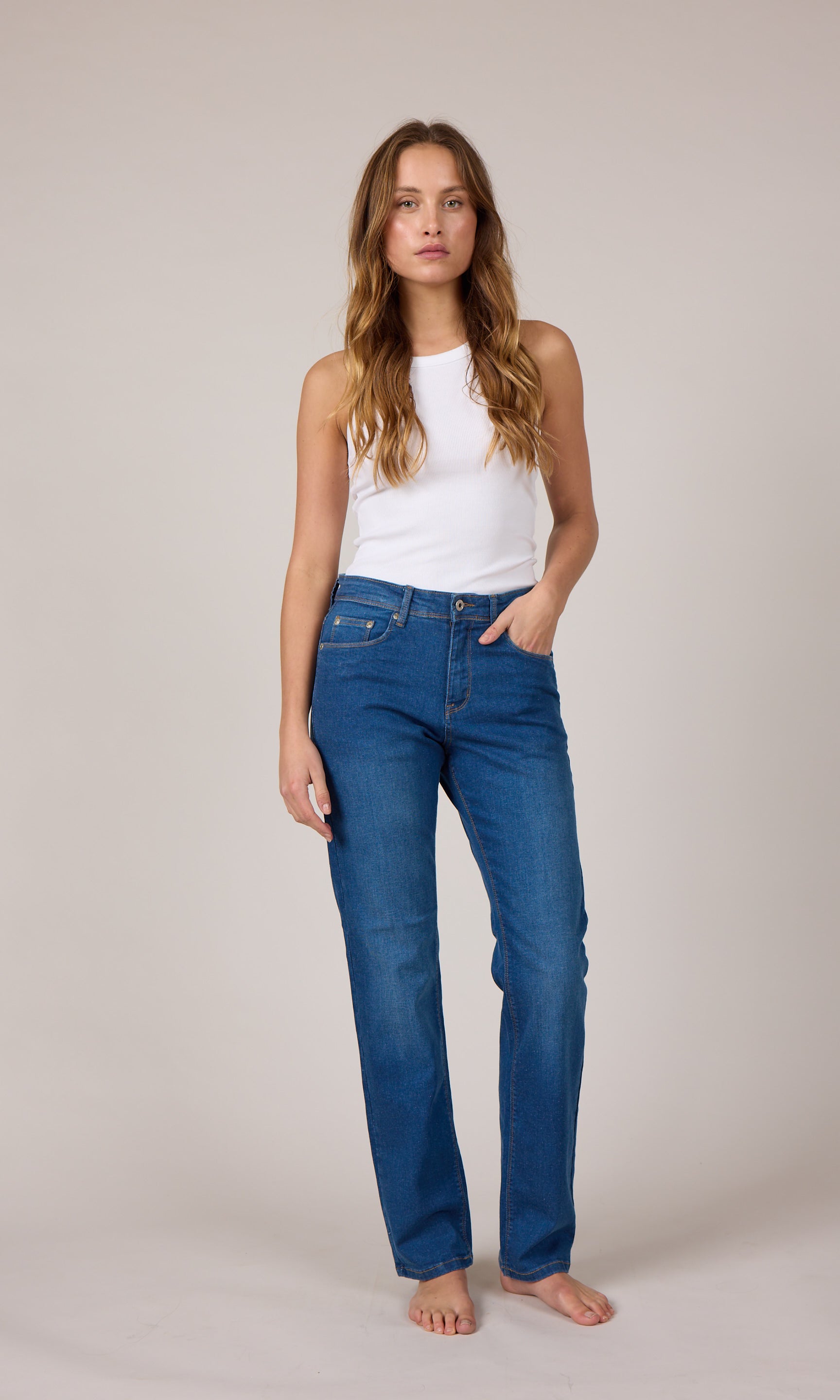 MARC LAUGE Normal Fit Denim Jeans DENIM/TWILL 93 CLASSIC BLUE DENIM