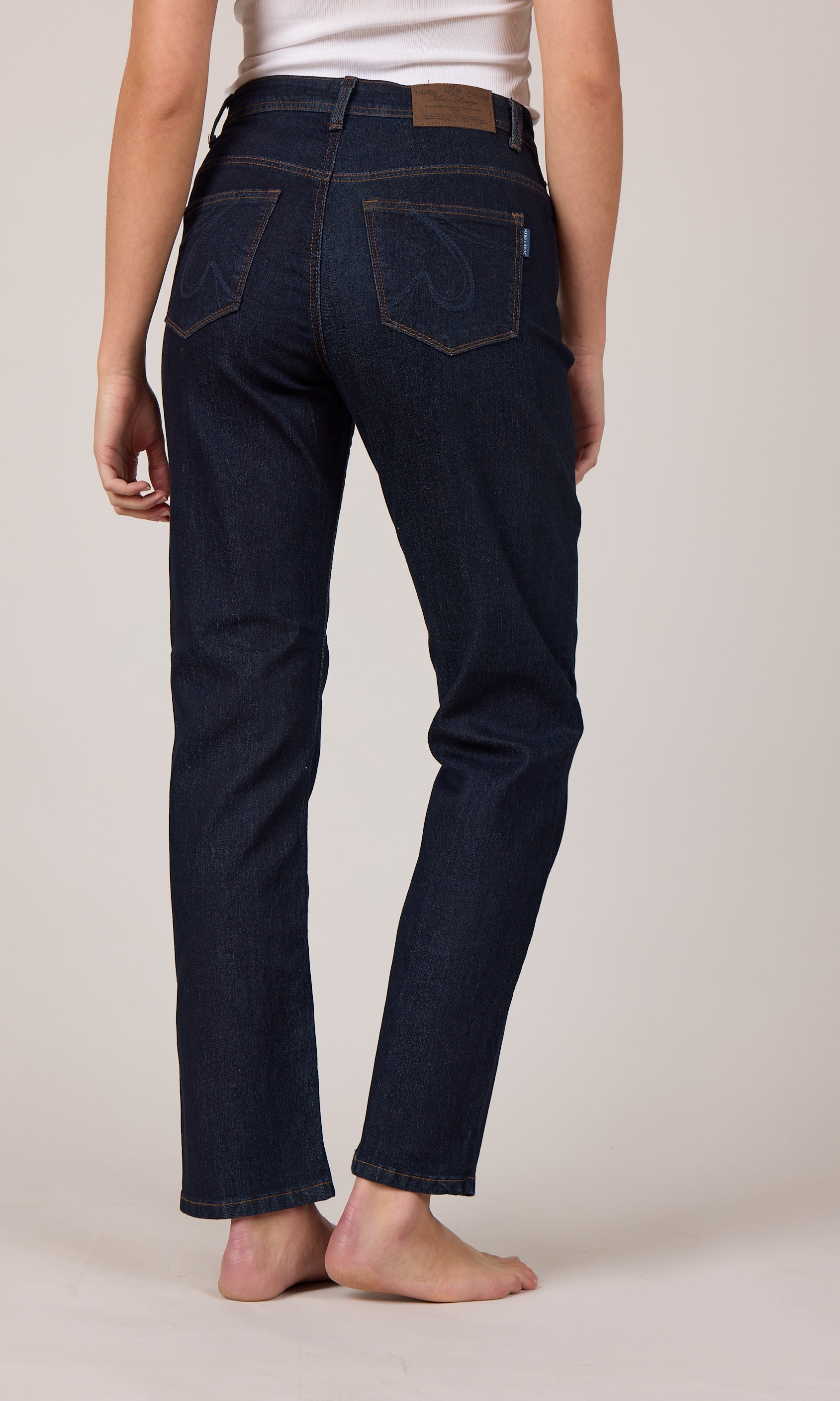 MARC LAUGE Normal Fit Denim Jeans DENIM/TWILL 98 DARK BLUE