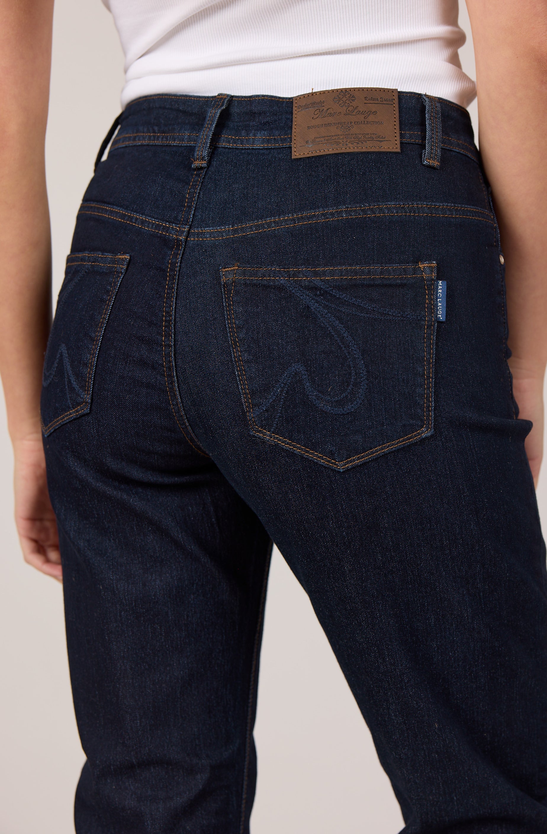 MARC LAUGE Normal Fit Denim Jeans DENIM/TWILL 98 DARK BLUE
