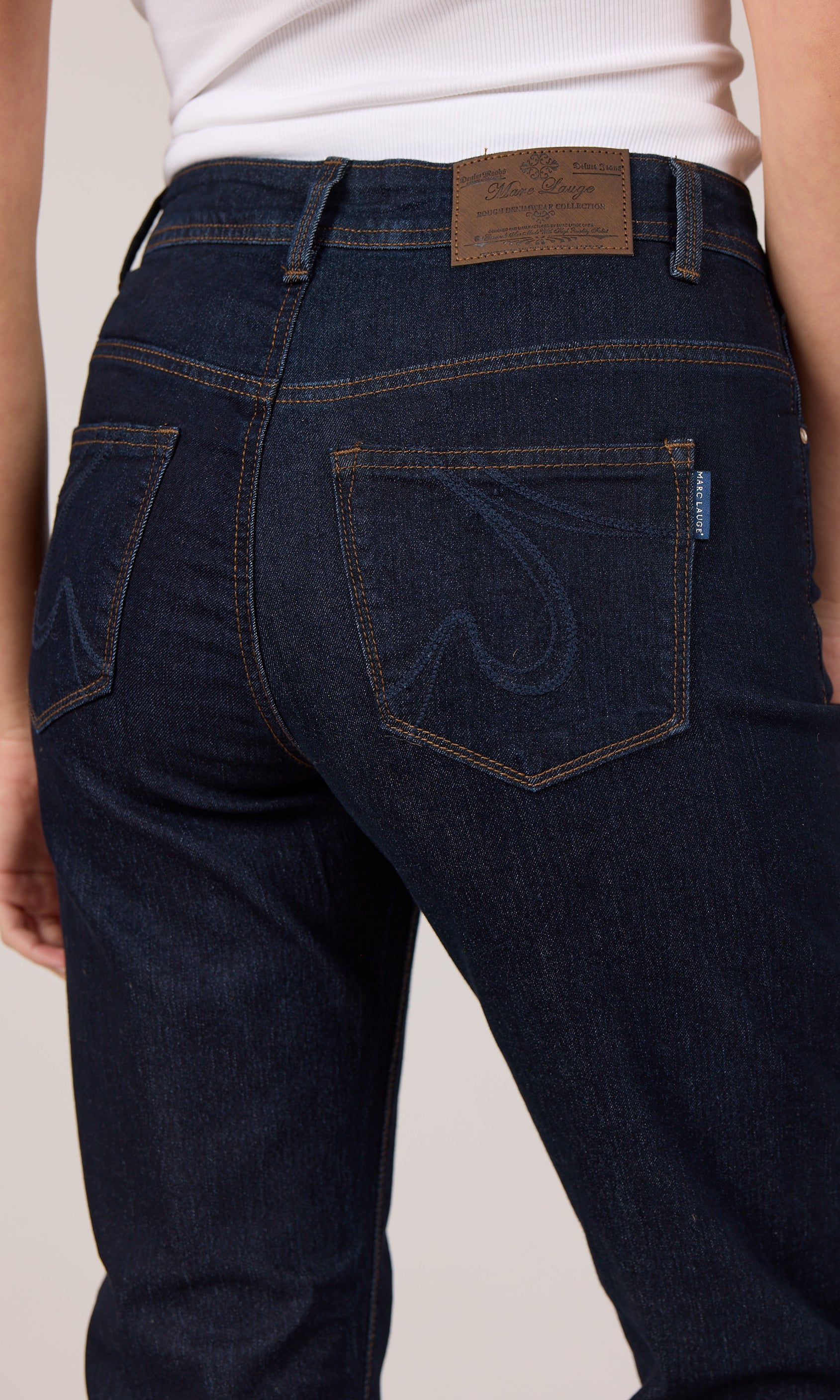 MARC LAUGE Normal Fit Denim Jeans DENIM/TWILL 98 DARK BLUE