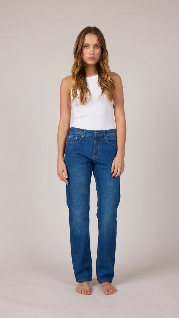 MARC LAUGE NORMAL FIT DENIM JEANS JEANS BASIC 9696 BLUE DENIM USED