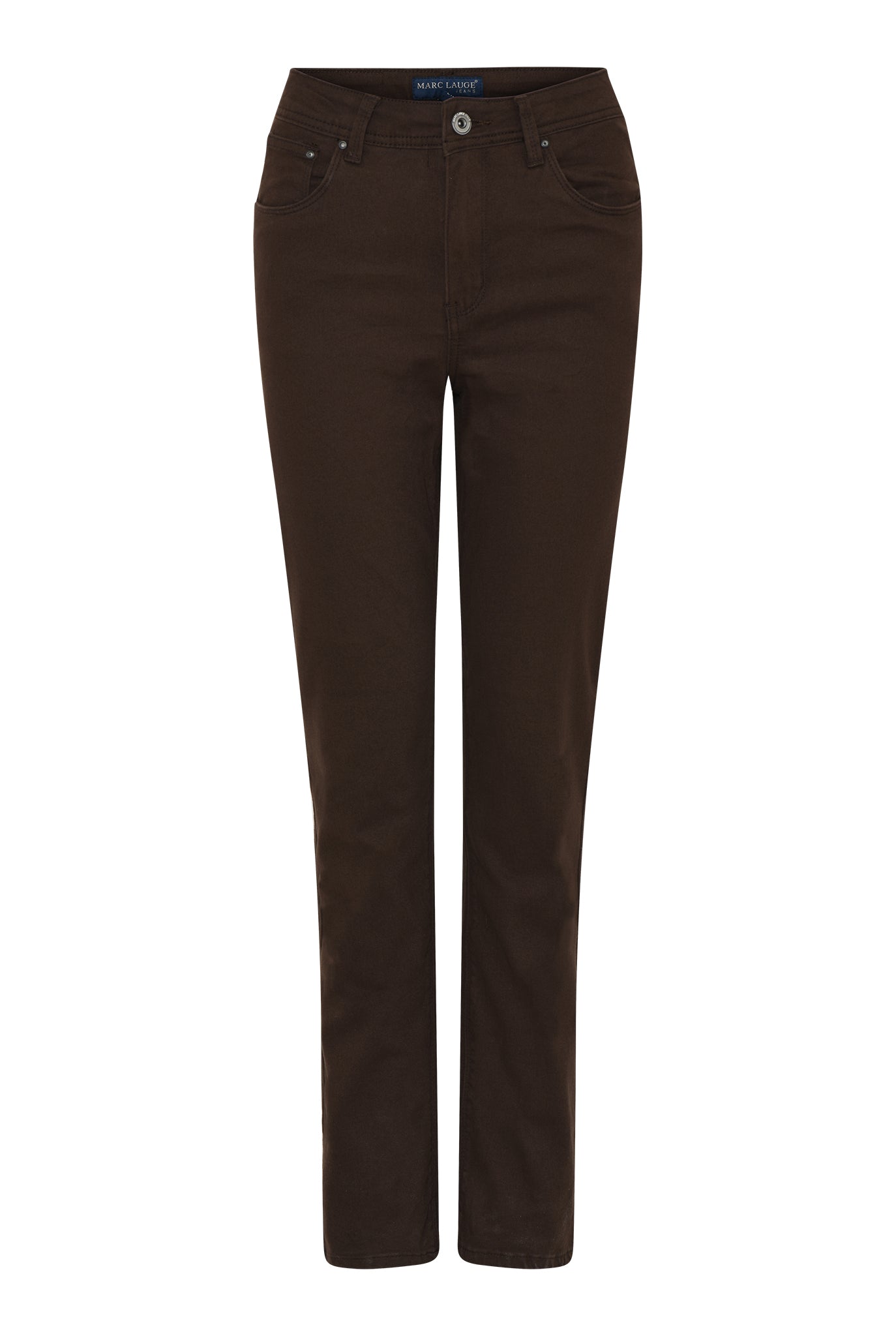 MARC LAUGE Normal Fit Twill Jeans DENIM/TWILL 129 CHOCOLATE