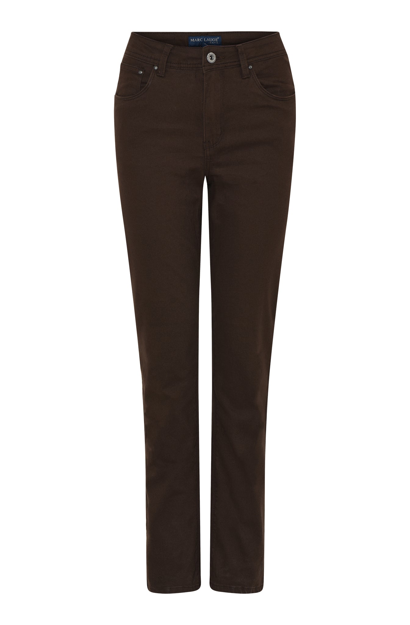 MARC LAUGE Normal Fit Twill Jeans DENIM/TWILL 129 CHOCOLATE