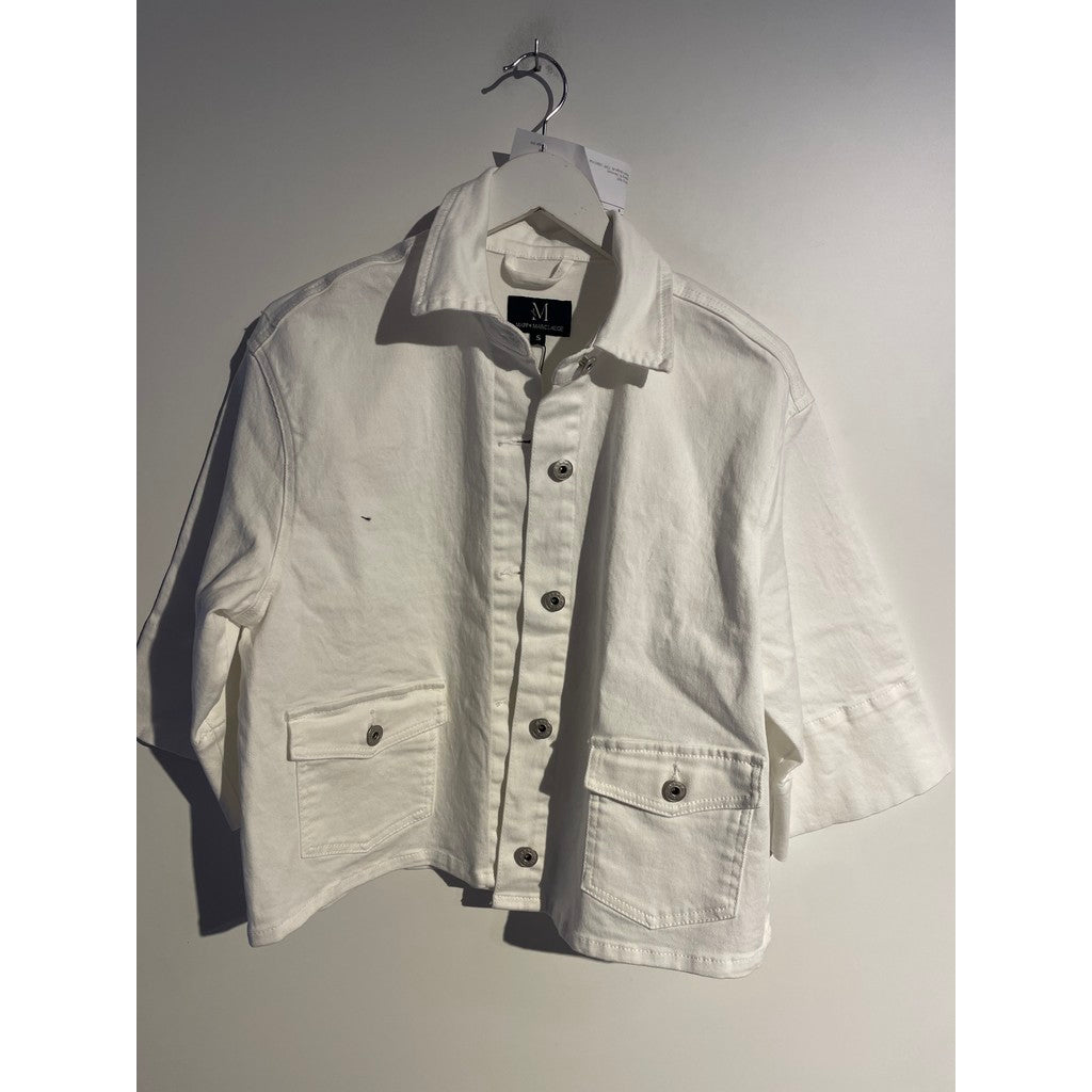 M JEANS NOVA JACKET OUTERWEAR 20 OFF WHITE