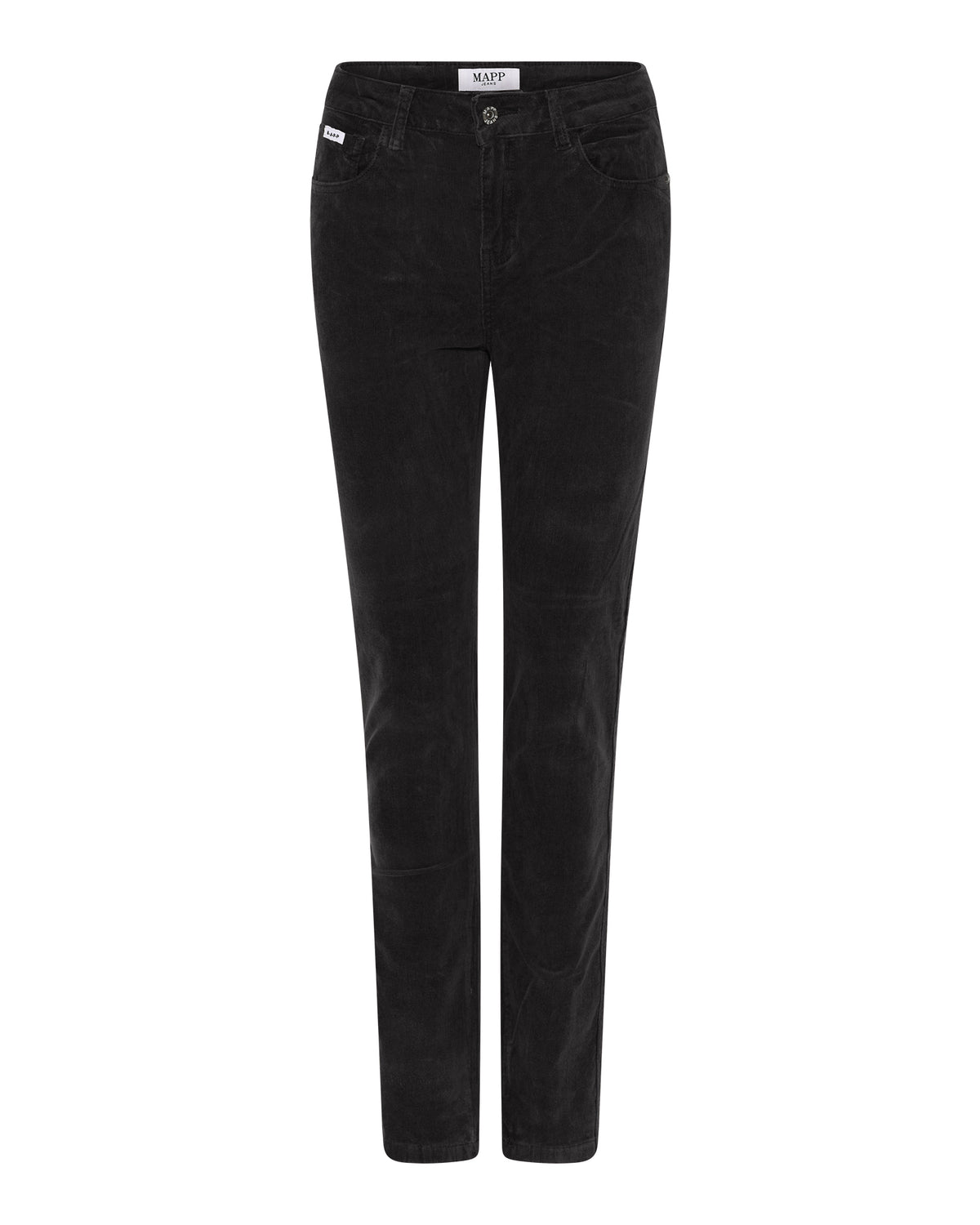 MAPP New Tonja Straight Corduroy Jeans CORD/FLØJL 80 BLACK
