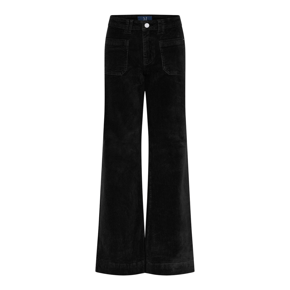 M JEANS New Tutti Wide 11W Corduroy Jeans CORD/FLØJL 80 BLACK
