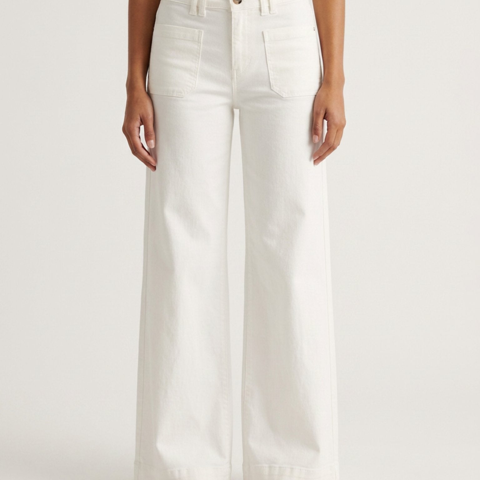 M JEANS New Tutti Wide Baby Corduroy Jeans CORD/FLØJL 20 OFF WHITE