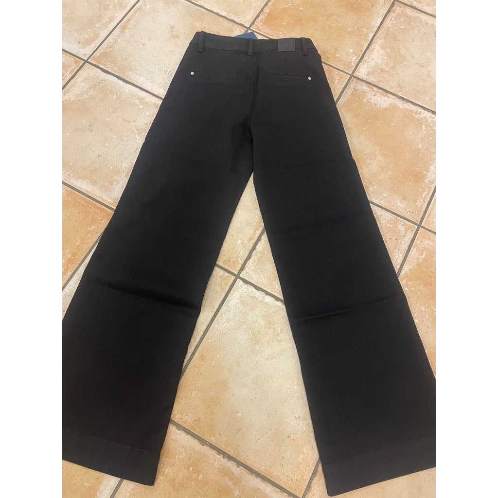 M JEANS New Tutti Wide Bengalin Jeans DENIM/TWILL 80 BLACK
