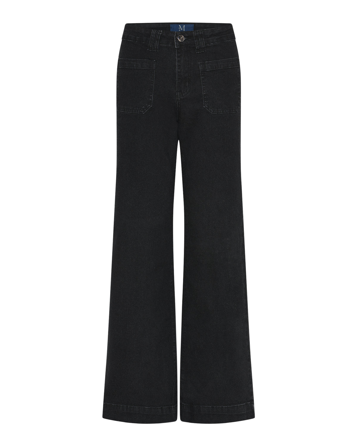 M JEANS New Tutti Wide Leg Jeans DENIM/TWILL 81 BLACK DENIM