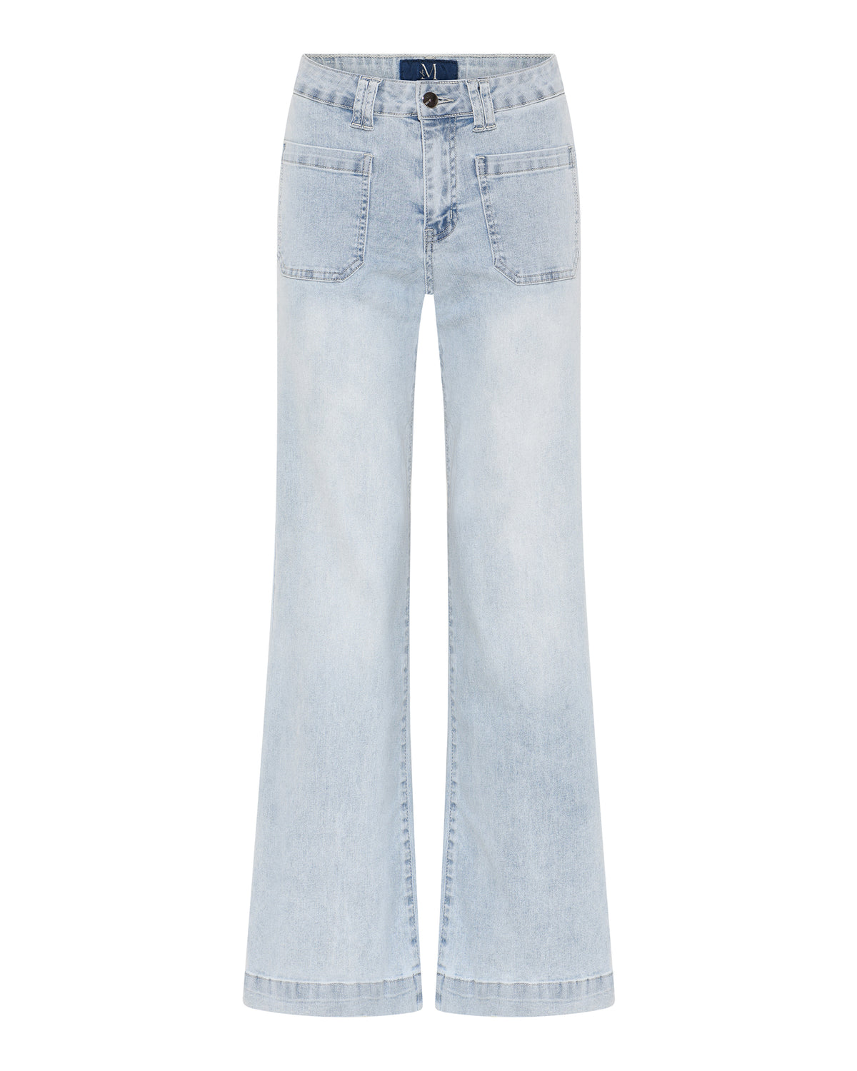 M JEANS New Tutti Wide Leg Jeans DENIM/TWILL 8996 LIGHT BLUE USED