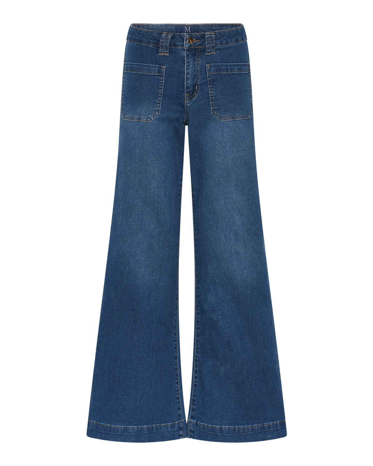 M JEANS New Tutti Wide Leg Jeans DENIM/TWILL 9396 DENIM USED