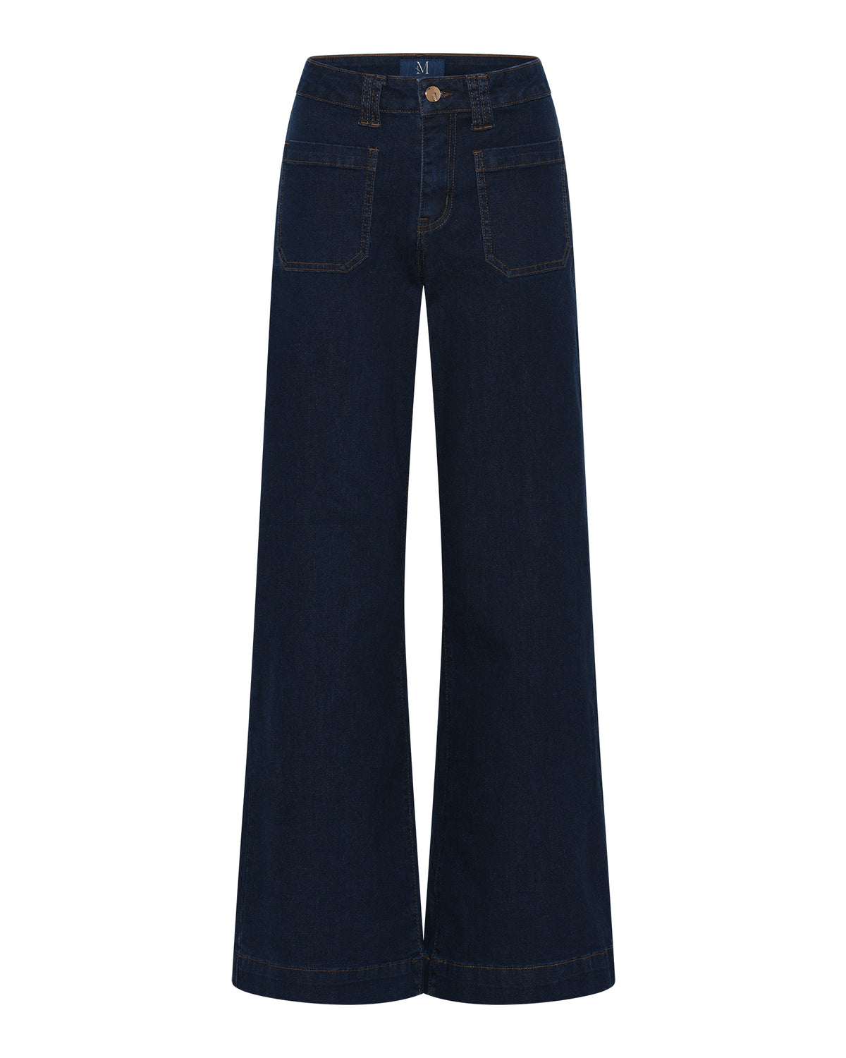 M JEANS New Tutti Wide Leg Jeans DENIM/TWILL 96 DARK BLUE DENIM