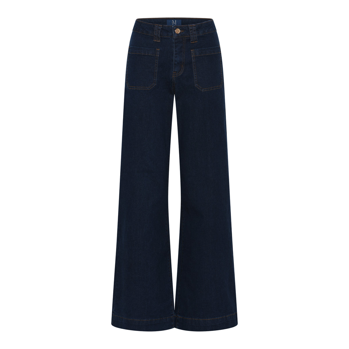 M JEANS New Tutti Wide Leg Jeans DENIM/TWILL 96 DARK BLUE DENIM