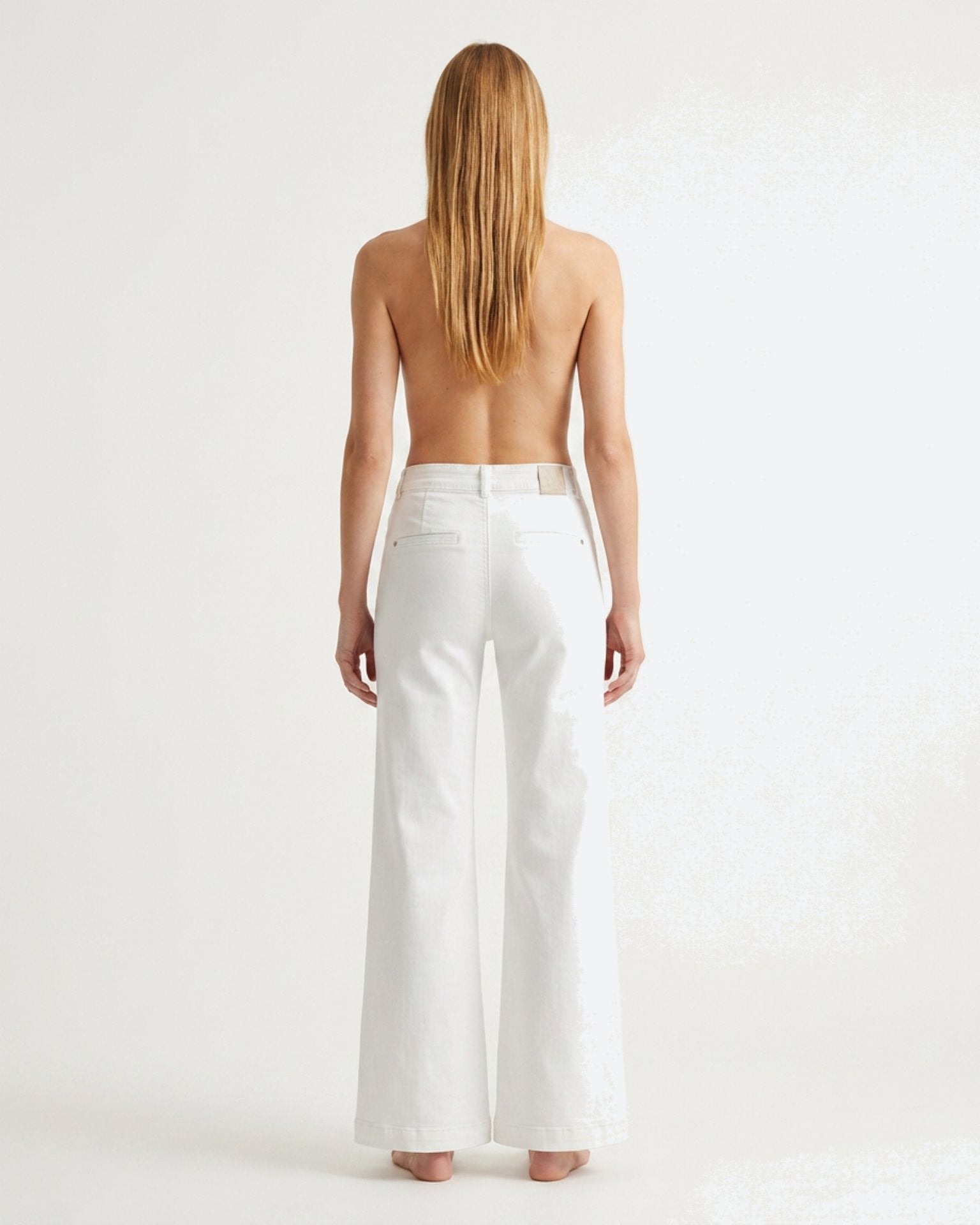 M JEANS New Tutti Wide Twill Jeans DENIM/TWILL 10 WHITE