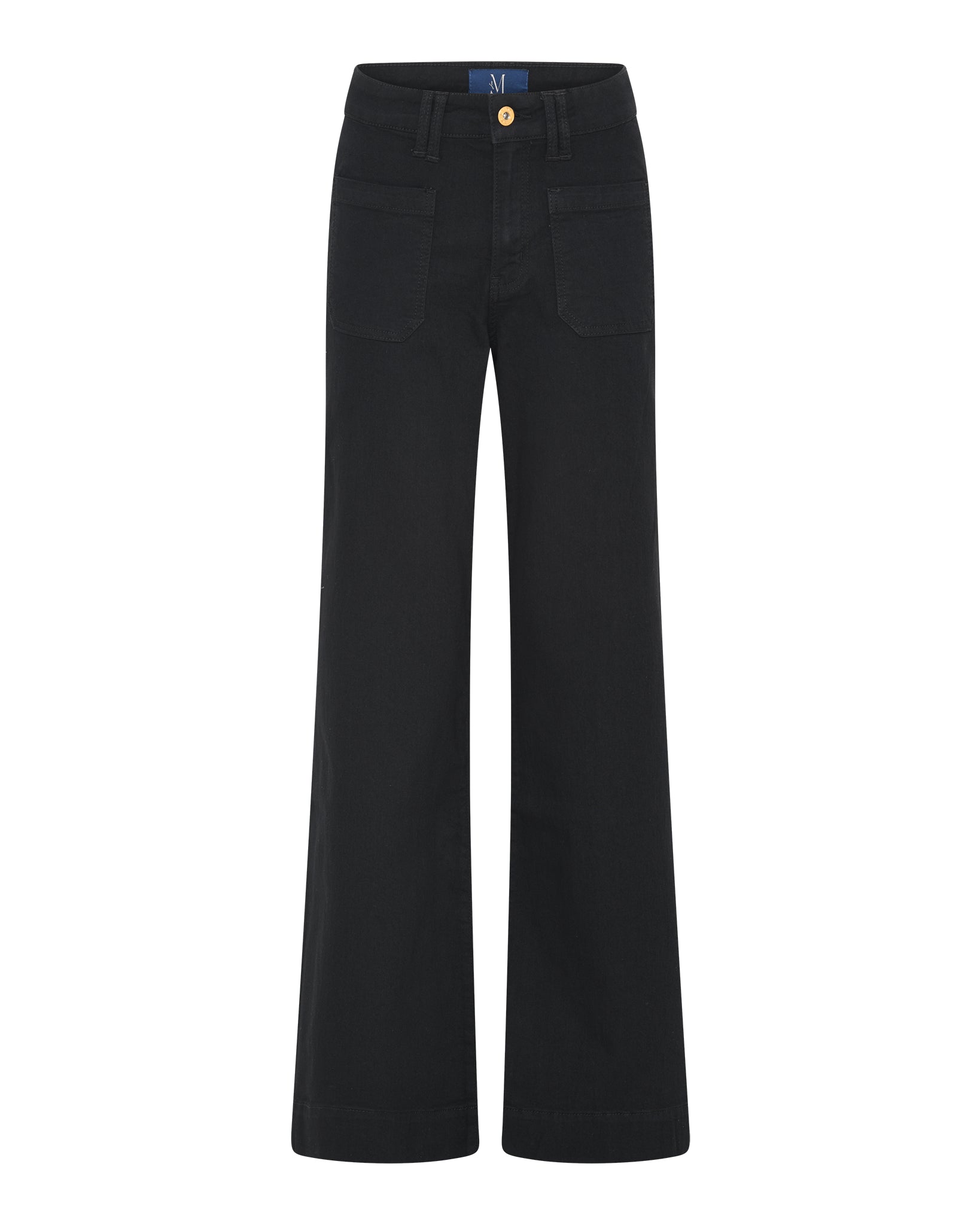 M JEANS New Tutti Wide Twill Jeans DENIM/TWILL 80 BLACK