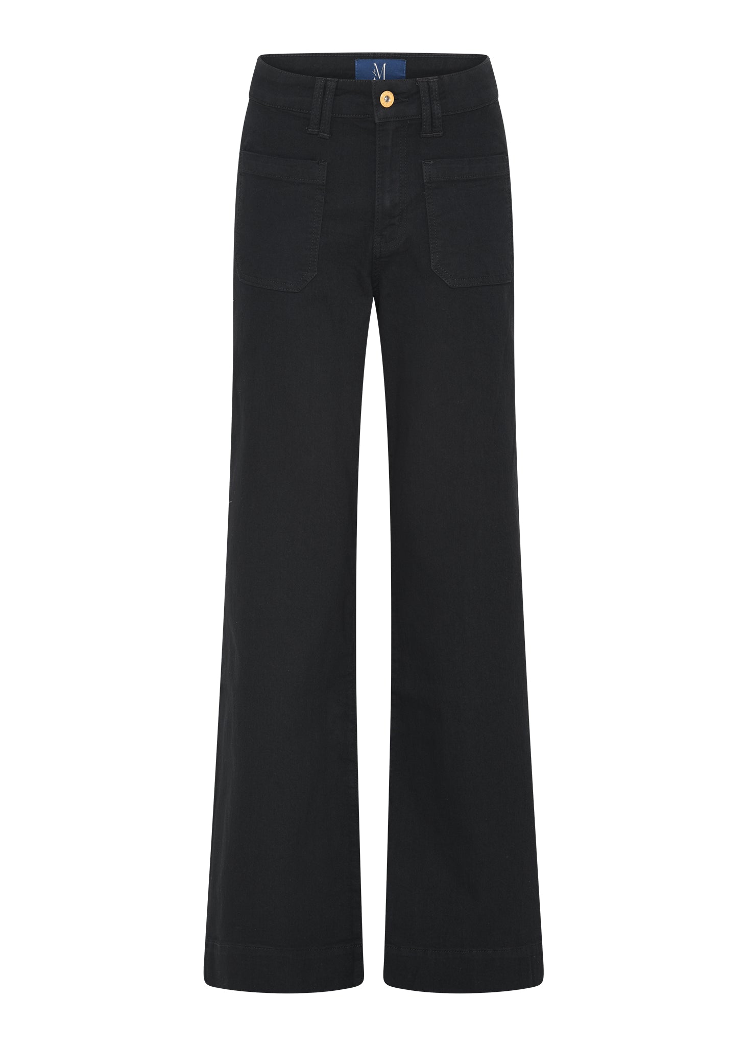 M JEANS New Tutti Wide Twill Jeans DENIM/TWILL 80 BLACK