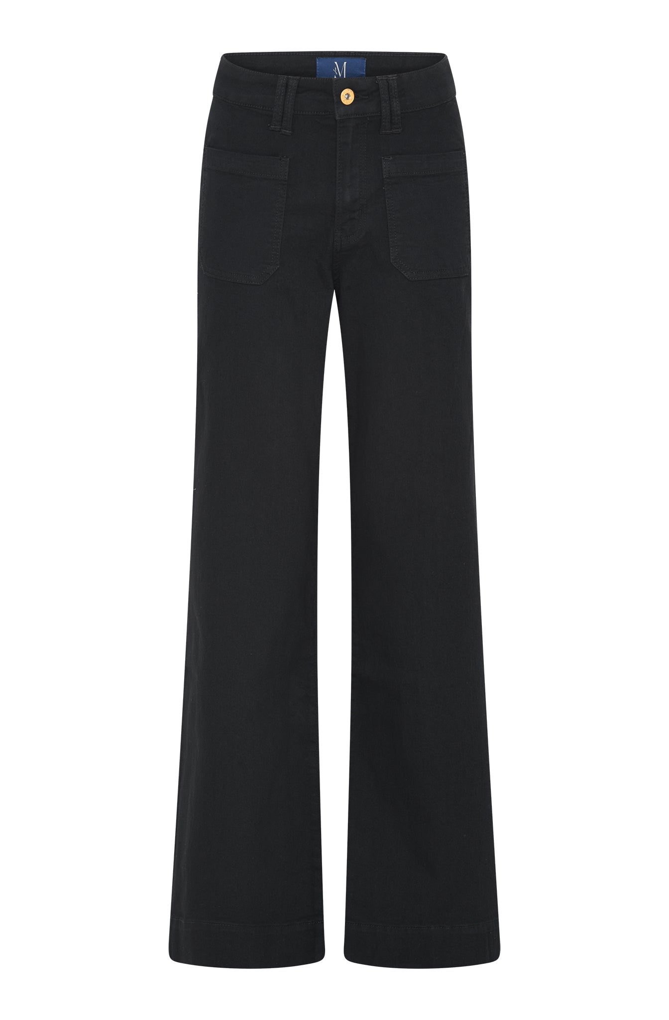 M JEANS New Tutti Wide Twill Jeans DENIM/TWILL 80 BLACK