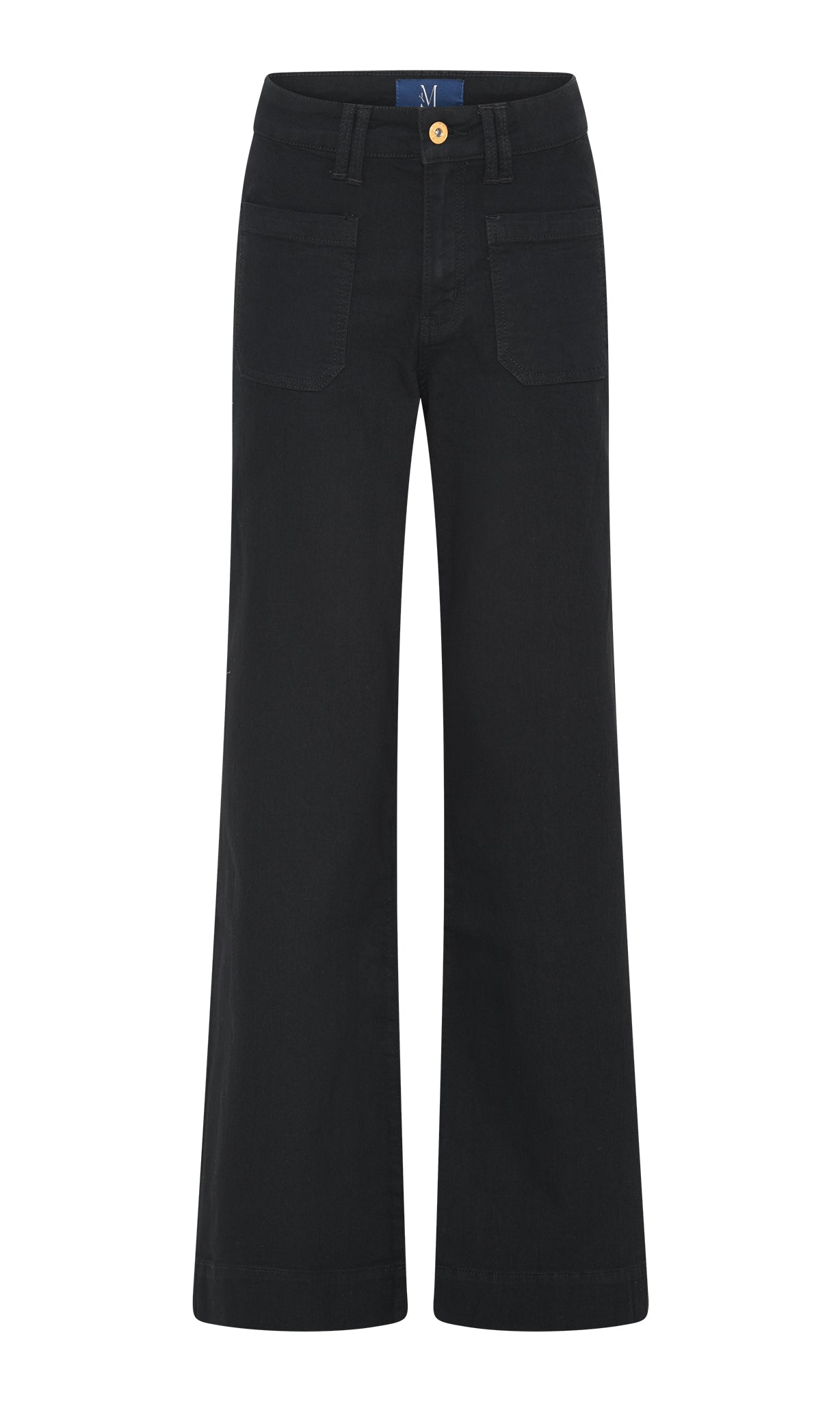 M JEANS New Tutti Wide Twill Jeans DENIM/TWILL 80 BLACK
