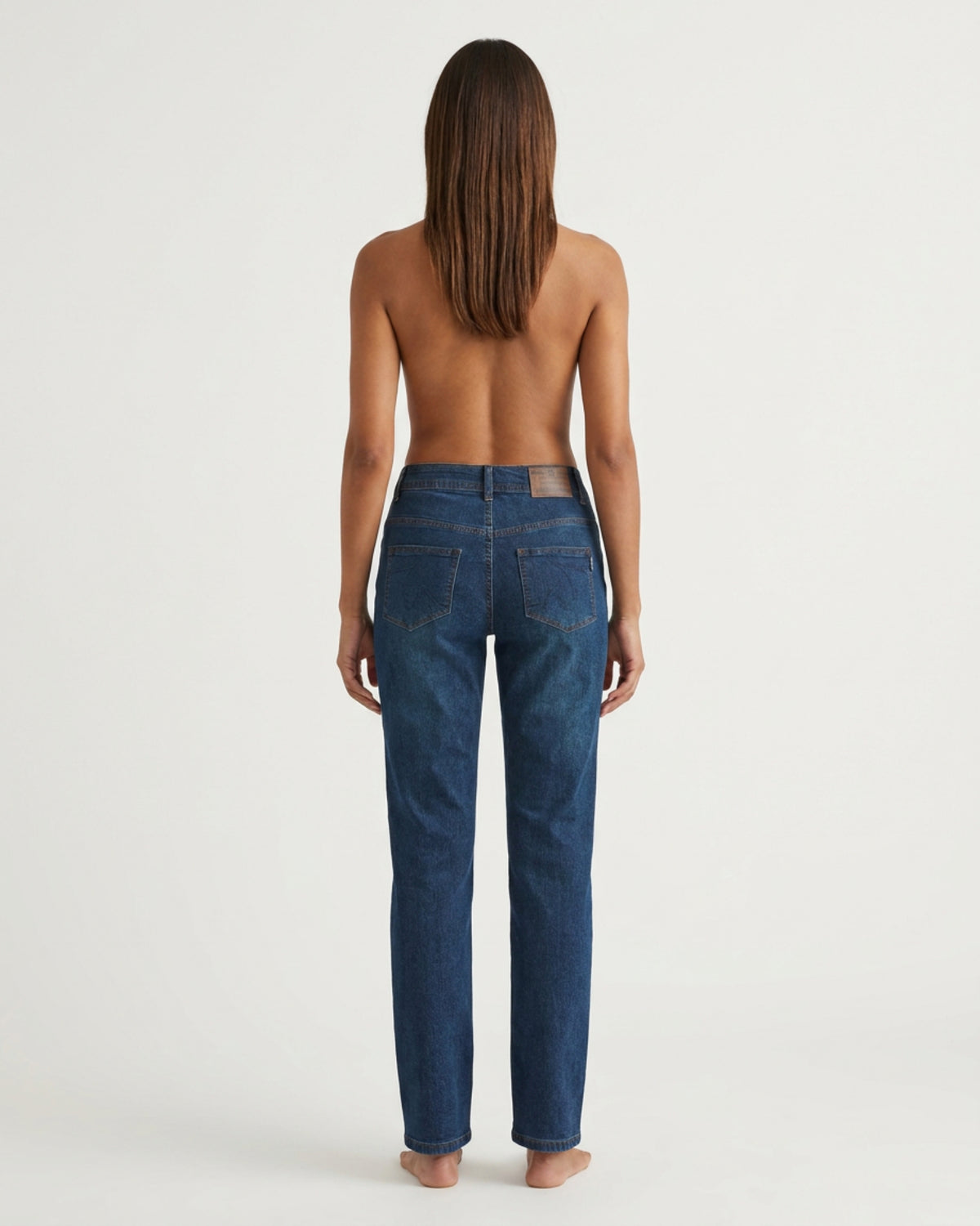 MARC LAUGE Normal Fit Straight Leg Denim Jeans | Marc Lauge DENIM/TWILL 9696 BLUE DENIM USED