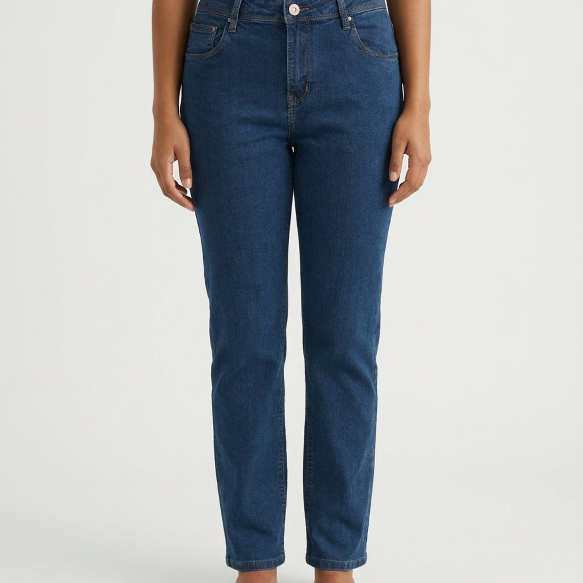 MARC LAUGE Normal Fit Straight Leg Denim Jeans | Marc Lauge DENIM/TWILL 93 CLASSIC BLUE DENIM