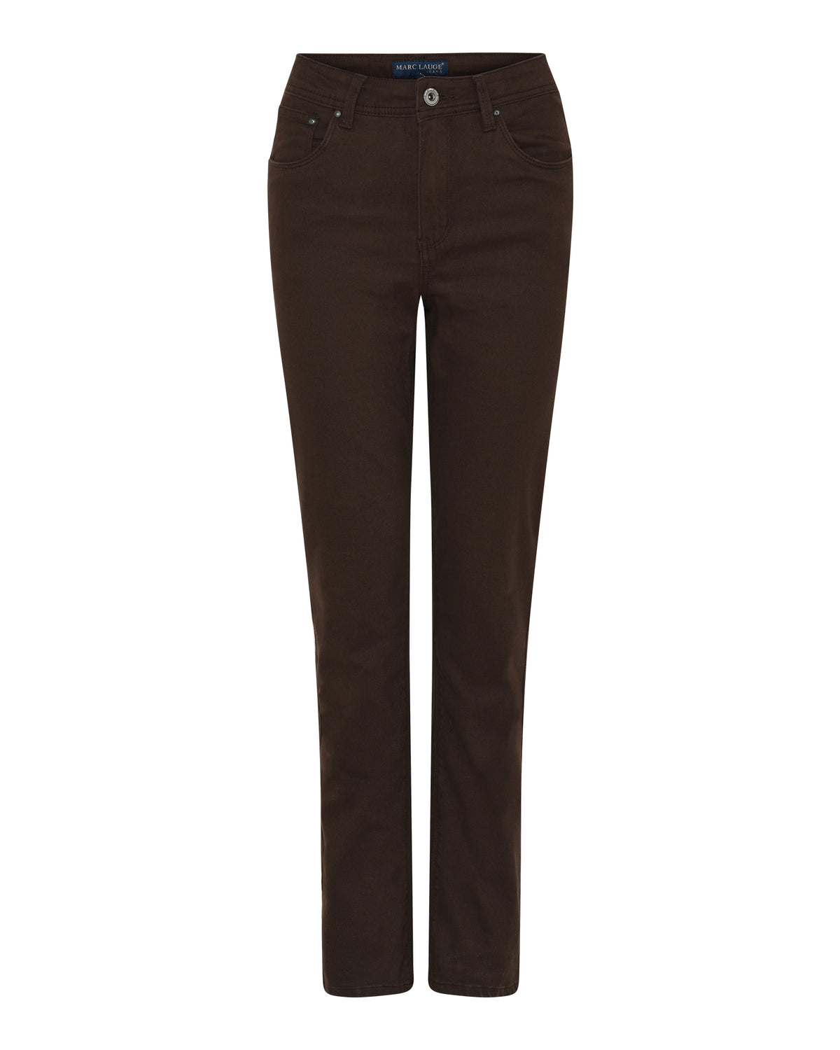 MARC LAUGE Normal Fit Twill Jeans DENIM/TWILL 129 CHOCOLATE