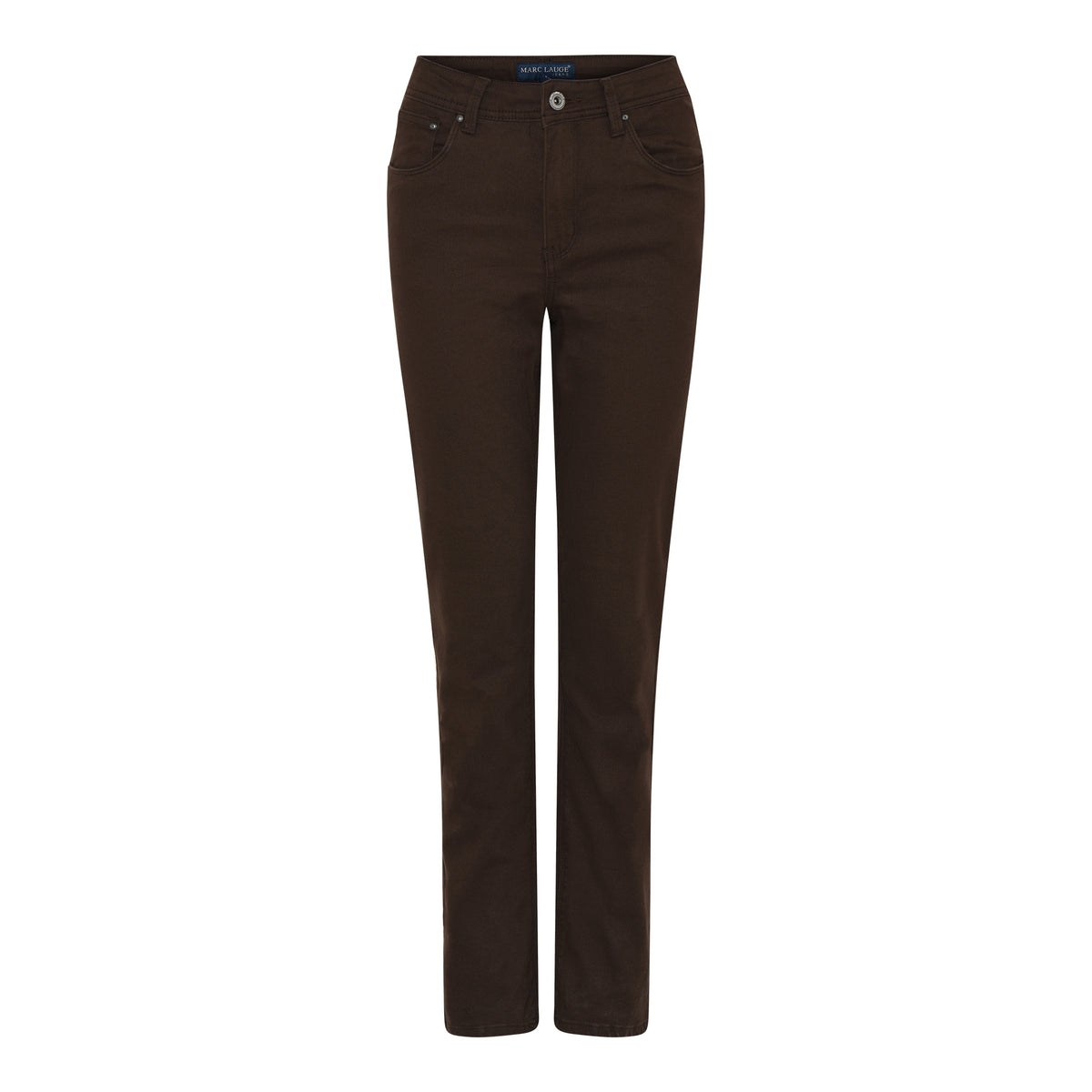 MARC LAUGE Normal Fit Twill Jeans DENIM/TWILL 129 CHOCOLATE