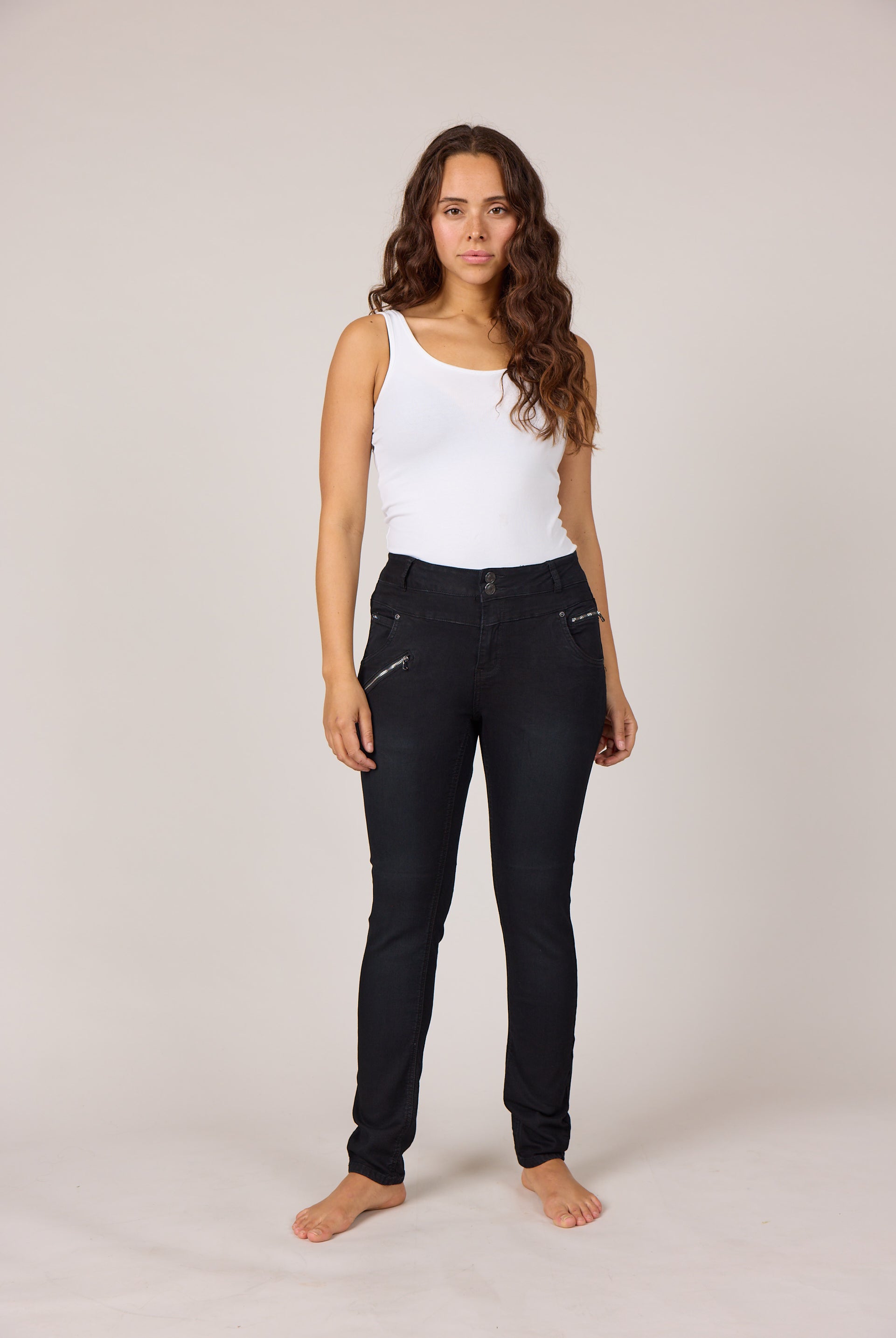 DNYcph PASCHA DENIM JEANS DENIM/TWILL 8196 DARK GREY USED