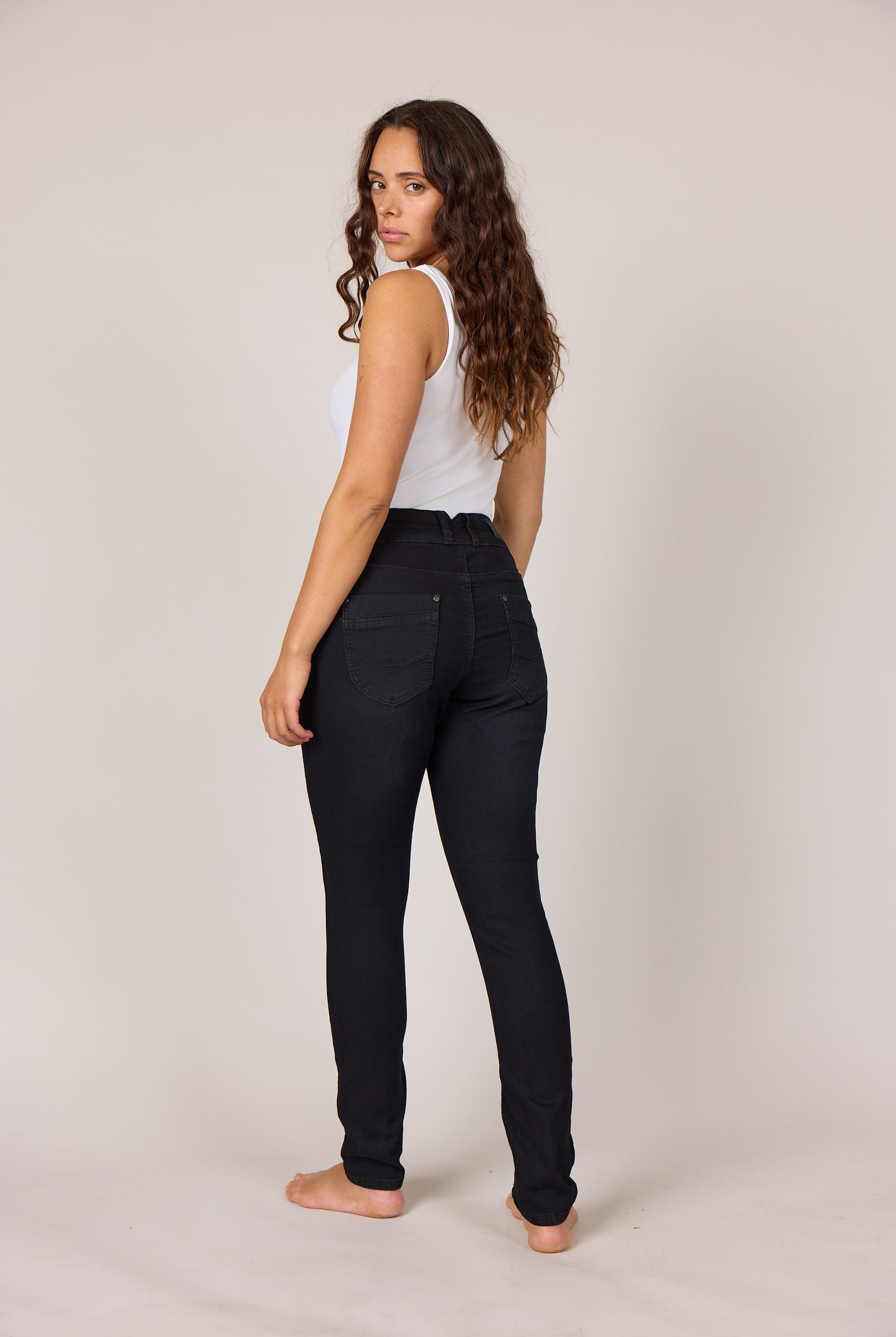 DNYcph PASCHA DENIM JEANS DENIM/TWILL 8196 DARK GREY USED