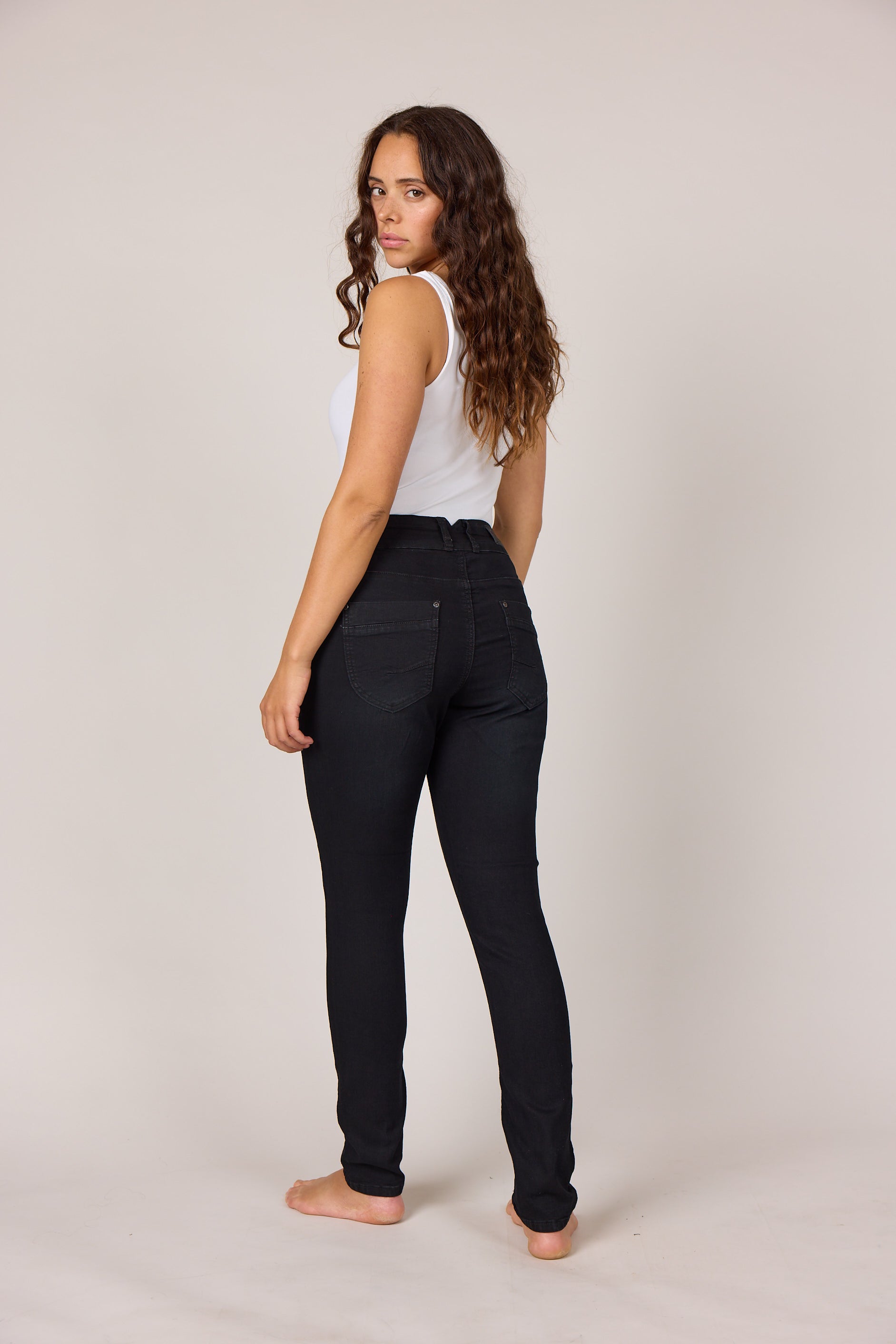 DNYcph PASCHA DENIM JEANS DENIM/TWILL 8196 DARK GREY USED