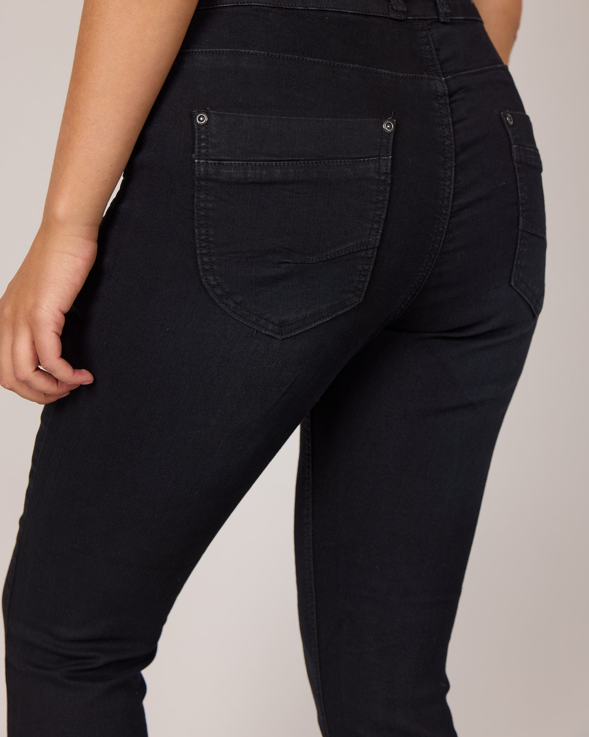 DNYcph Plus Size Pascha Denim Jeans DENIM/TWILL 8196 DARK GREY USED