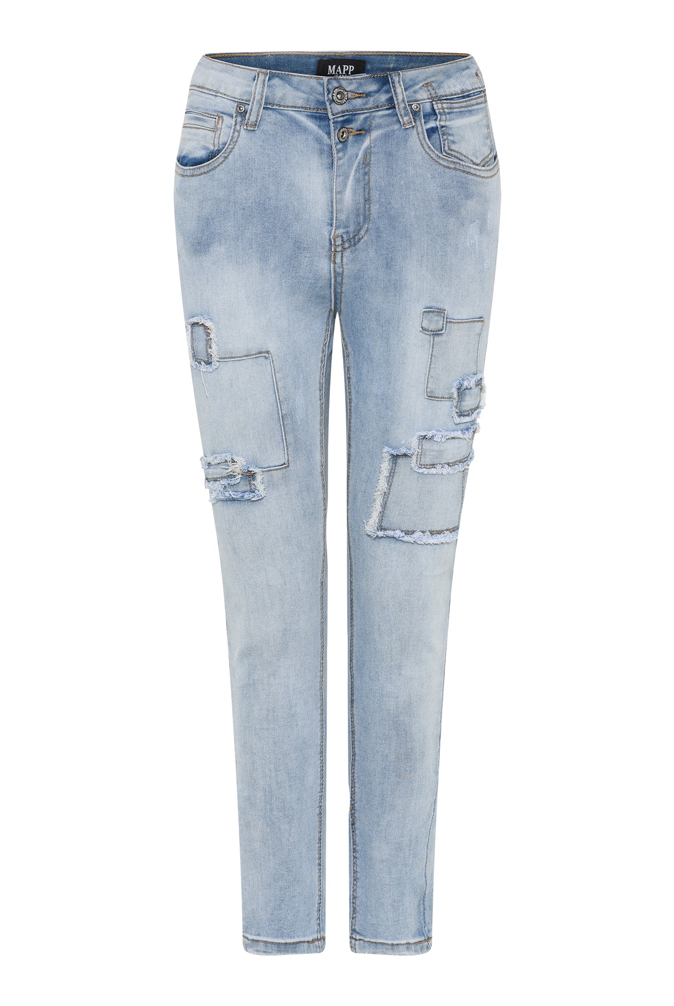 MAPP PATCH SPRING JEANS (PUSH UP) DENIM/TWILL 909699 LT. BLUE USED