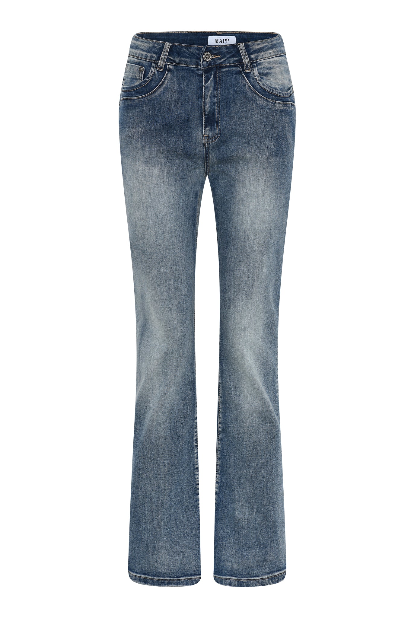 MAPP PATTI BOOTCUT DENIM JEANS DENIM/TWILL 9196 LIGHT BLUE USED