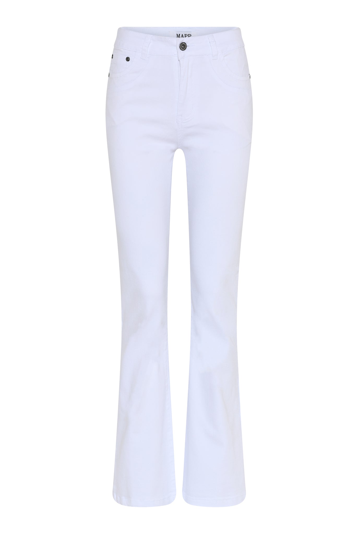 MAPP PATTI BOOTCUT TWILL PANT DENIM/TWILL 10 WHITE