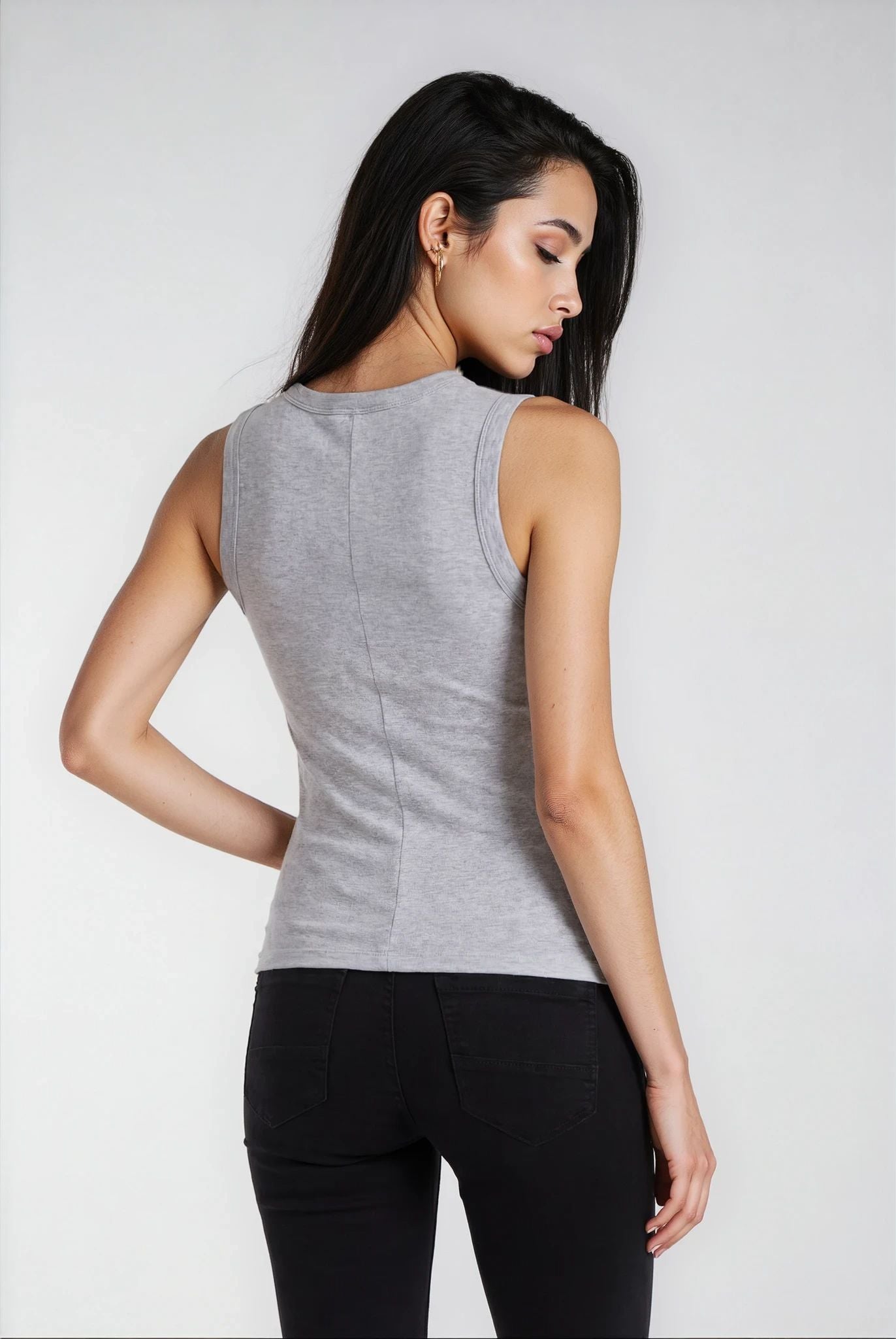 MAPP PATTI BUTTON DENIM JEANS DENIM/TWILL 81 BLACK DENIM