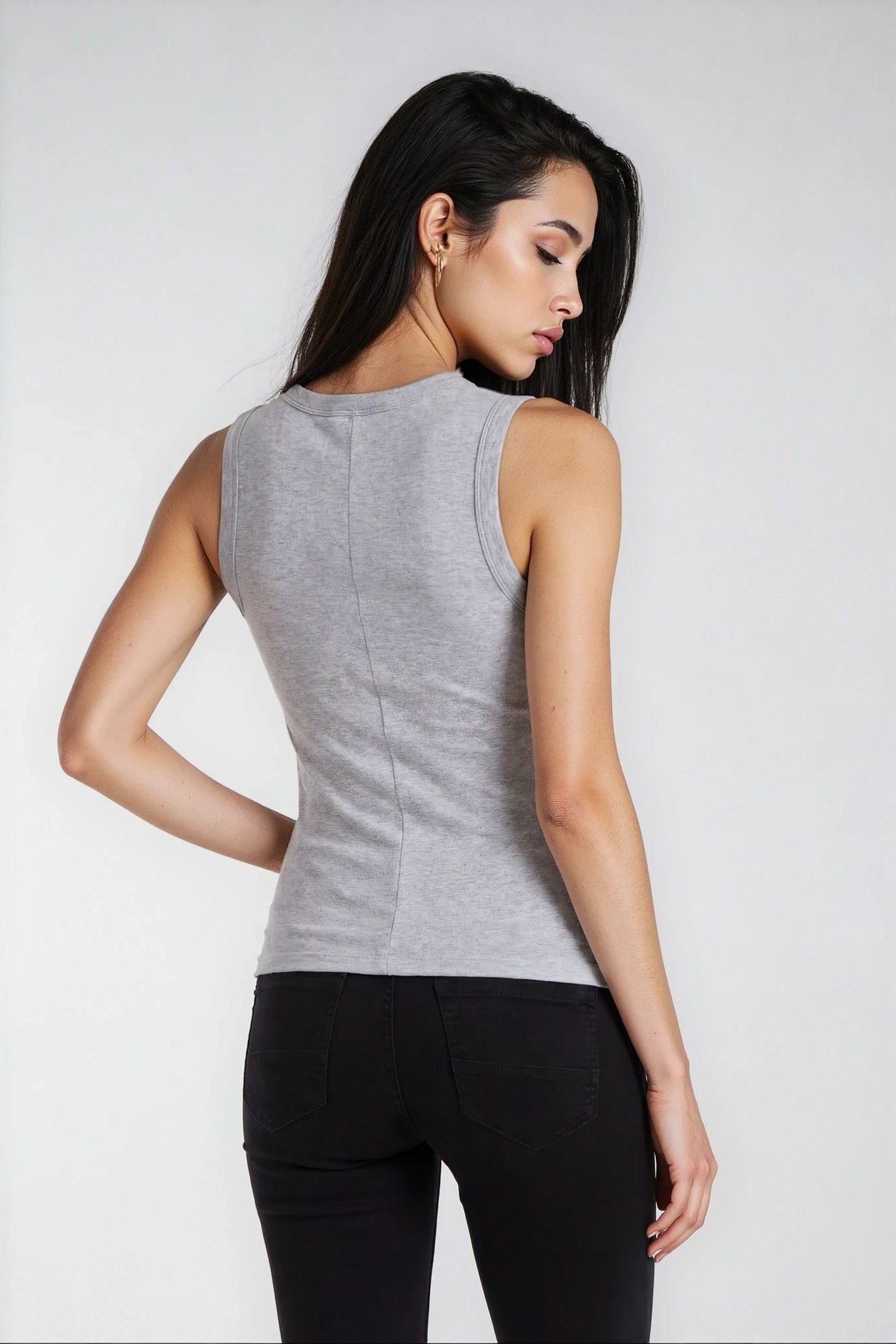 MAPP PATTI BUTTON DENIM JEANS DENIM/TWILL 81 BLACK DENIM