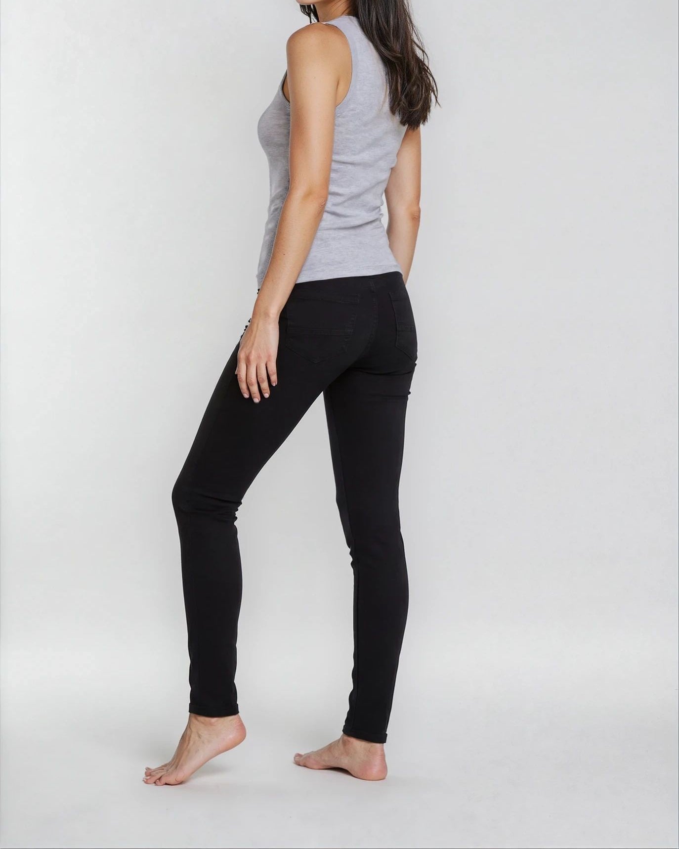 MAPP Patti Button Denim Jeans DENIM/TWILL 81 BLACK DENIM
