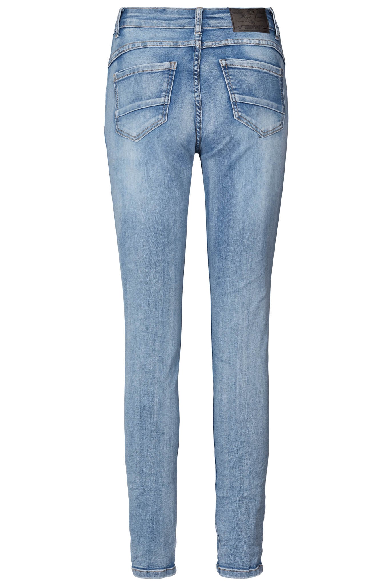 MAPP PATTI BUTTON DENIM JEANS DENIM/TWILL 909699 LT. BLUE USED